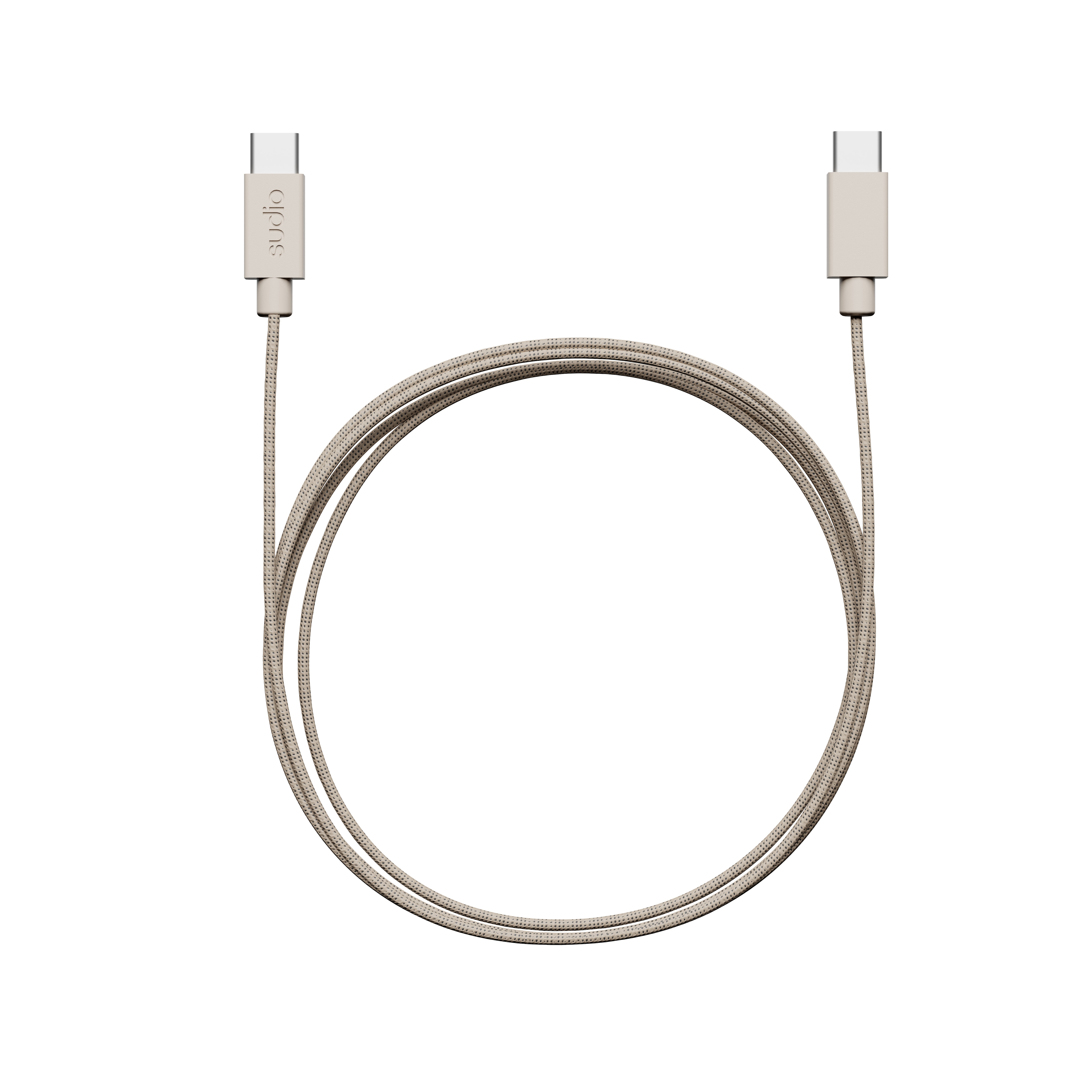 C1-C Cable de carga USB-C a USB-C 1.8 m Sand