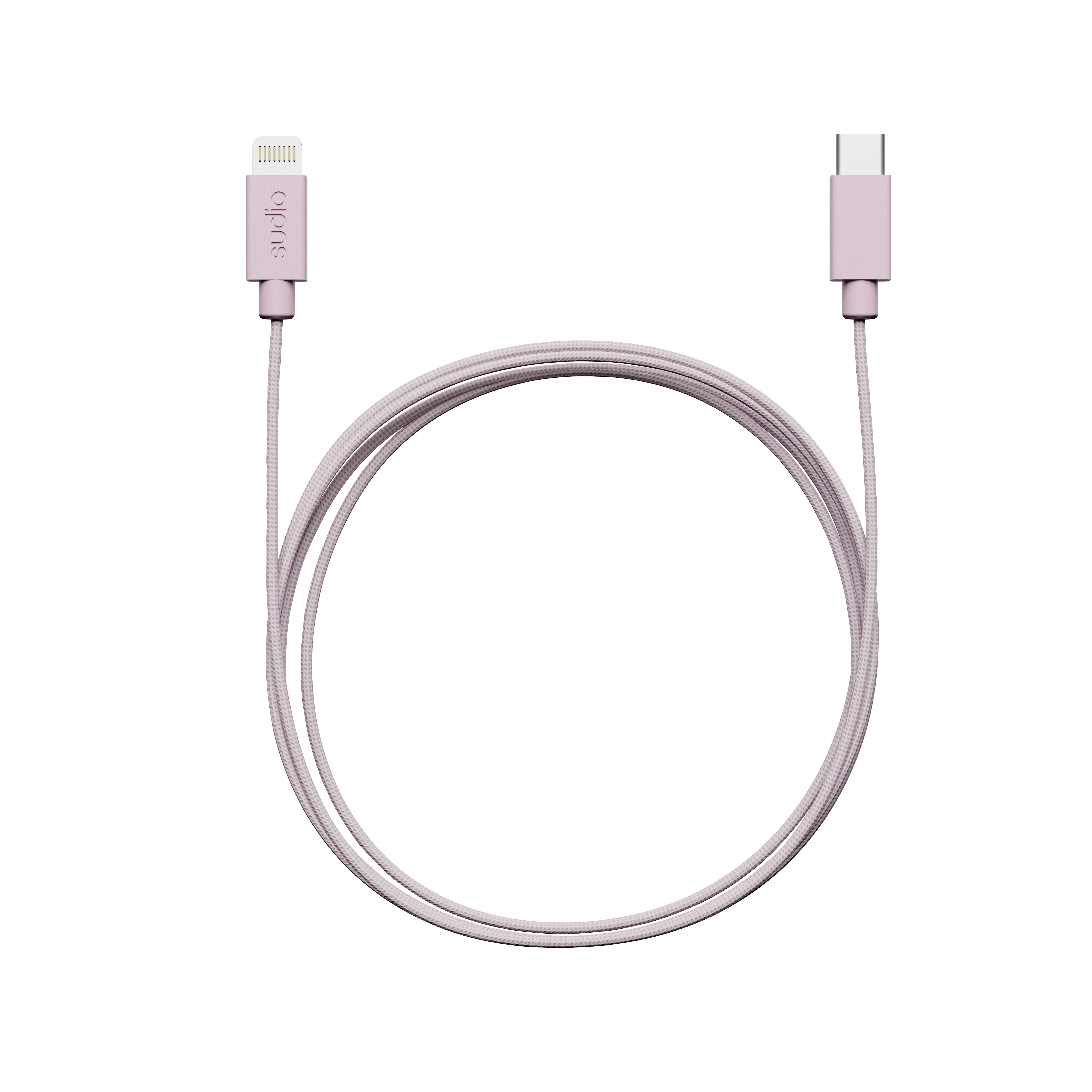 C1-L Cable de carga USB-C a Lightning 1.8 m Rosa