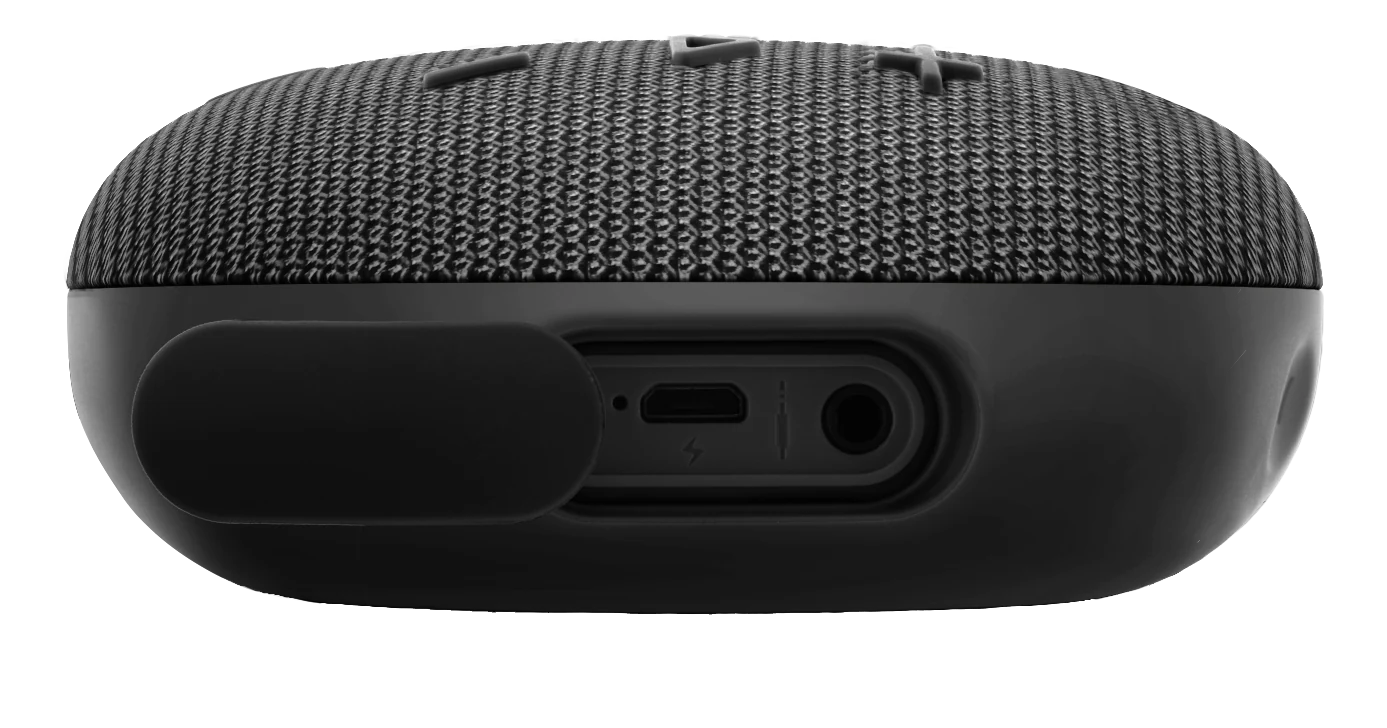 Altavoz Bluetooth portátil impermeable, negro