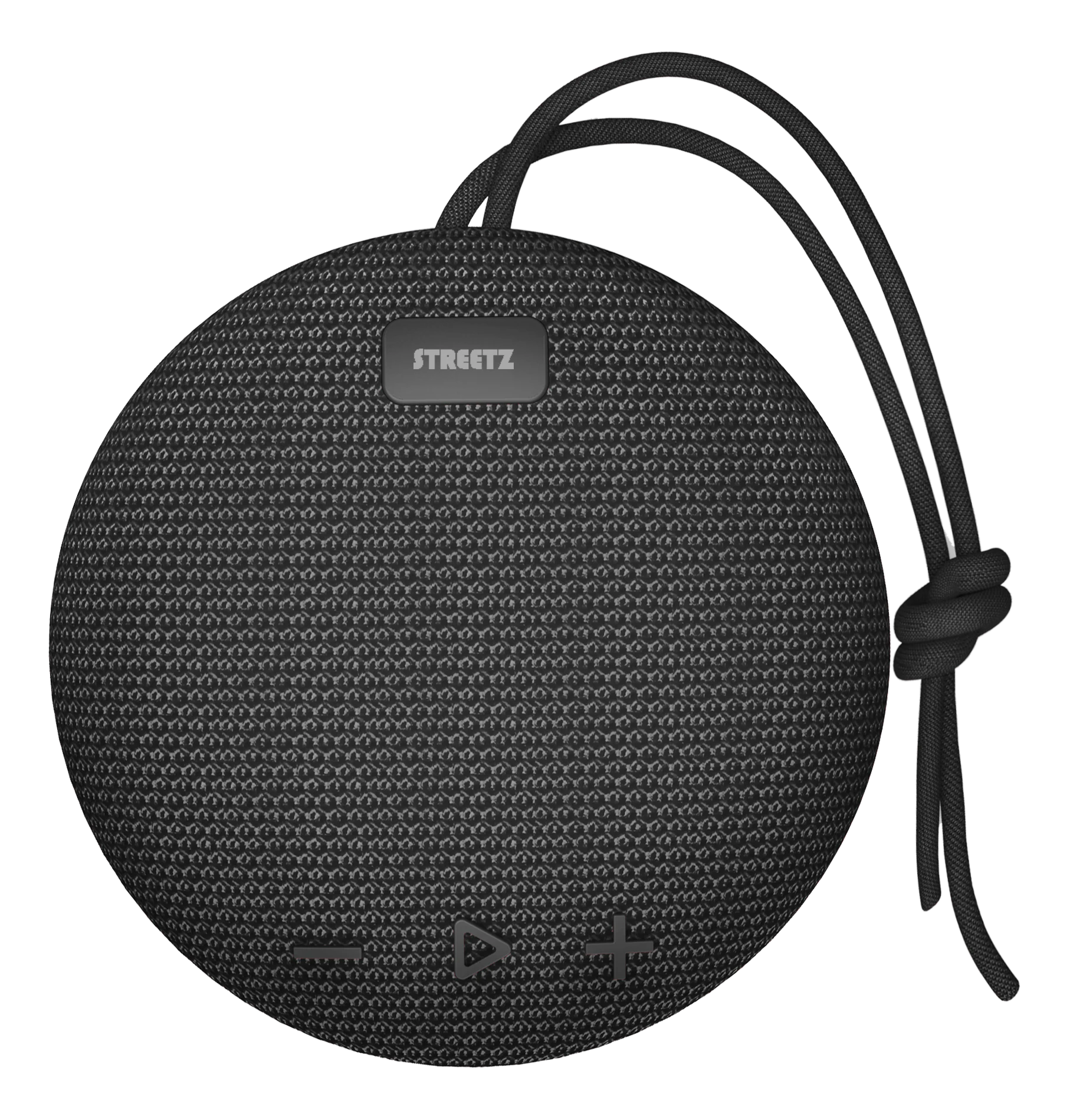 Altavoz Bluetooth portátil impermeable, negro