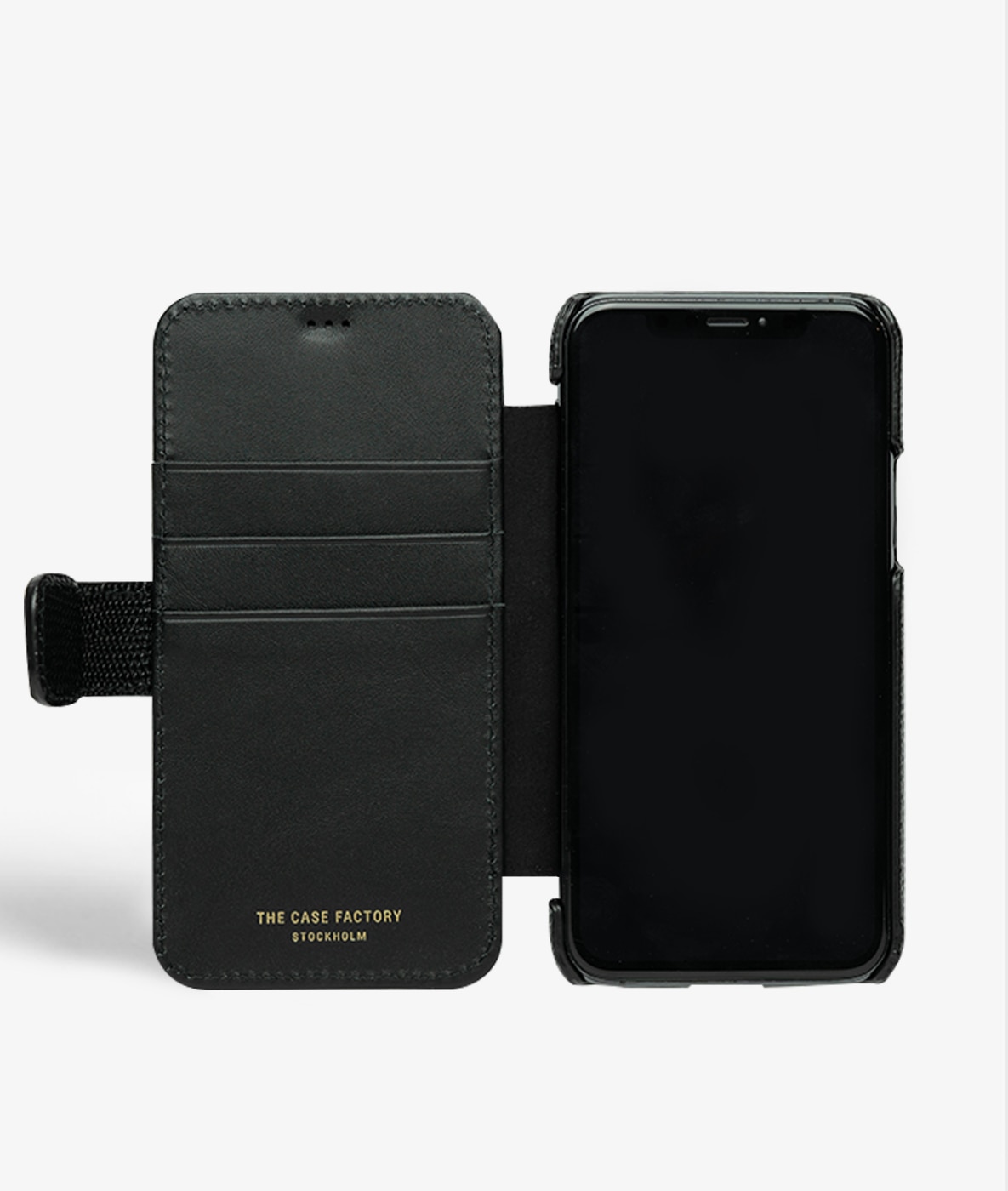 Funda cartera iPhone 11 Pro Lizard Black