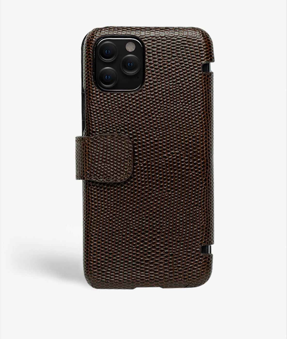 Funda cartera iPhone 11 Pro Lizard Brown