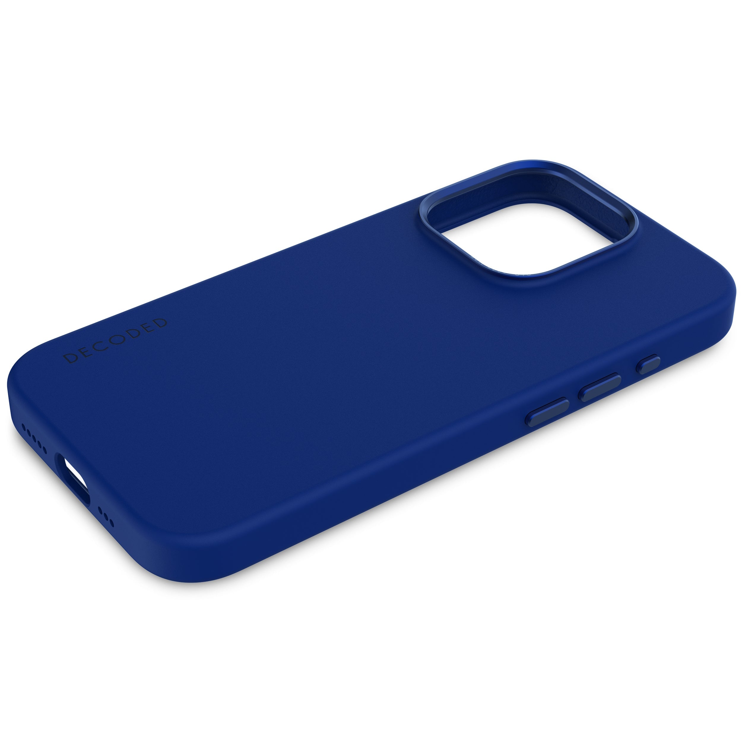 AntiMicrobial Silicone Back Cover iPhone 15 Pro Max Galactic Blue