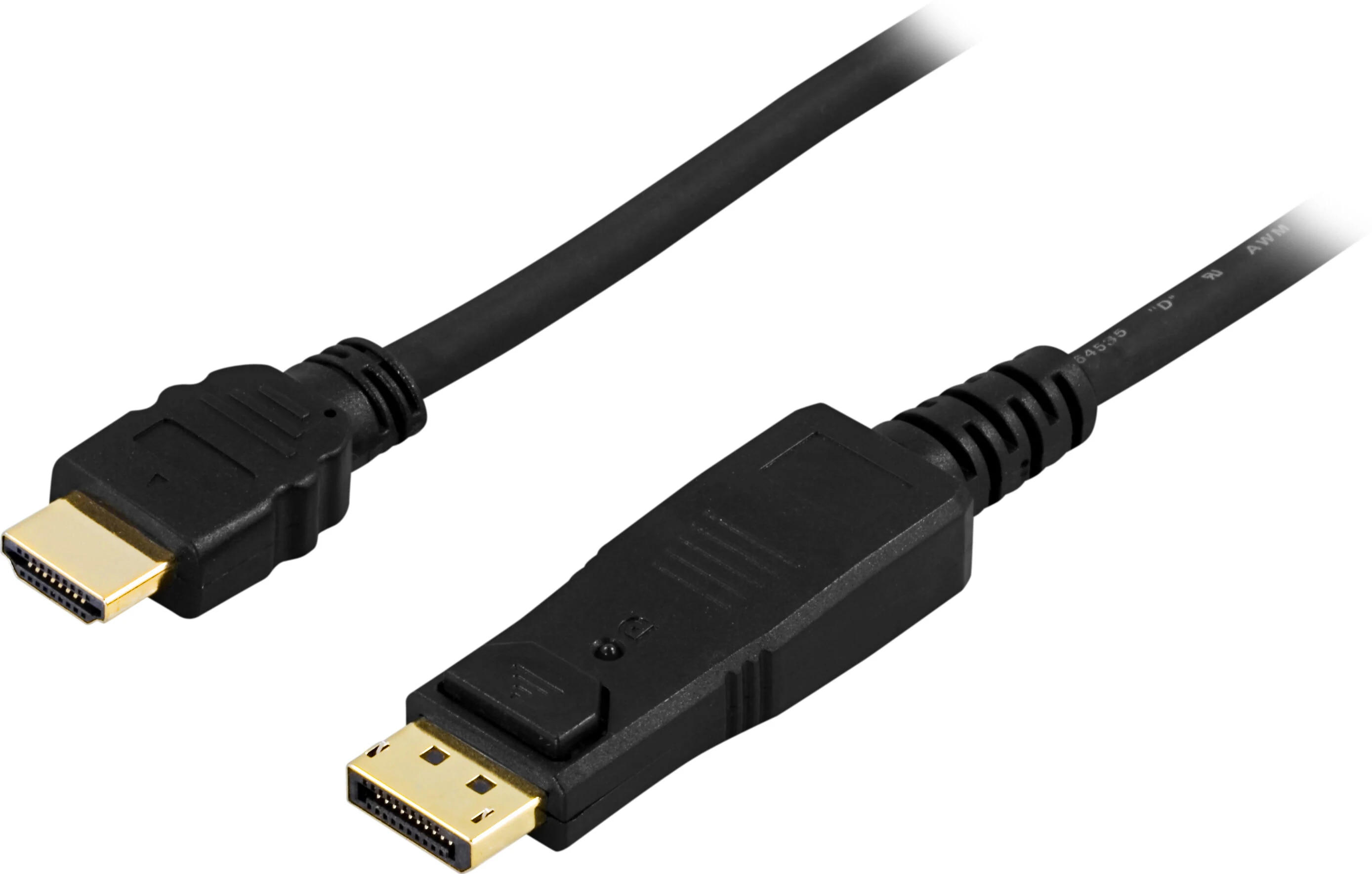 Cable DisplayPort a HDMI 2m negro