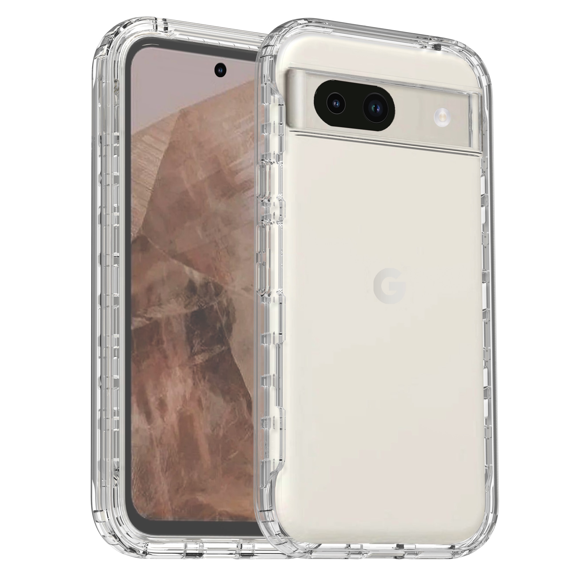 Funda Full Protection Google Pixel 8a transparente