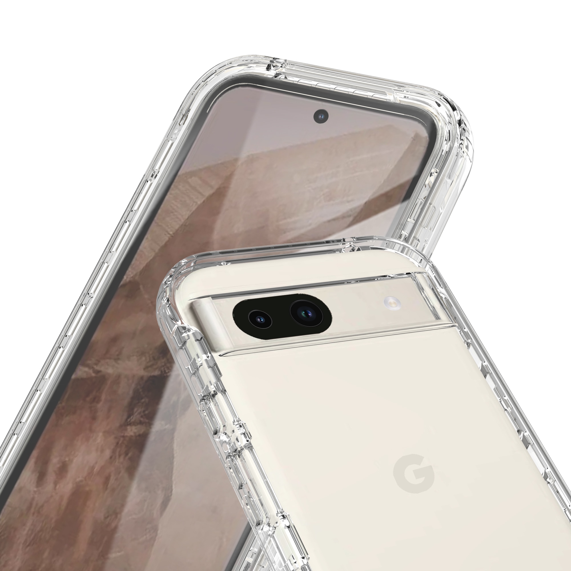 Funda Full Protection Google Pixel 8a transparente