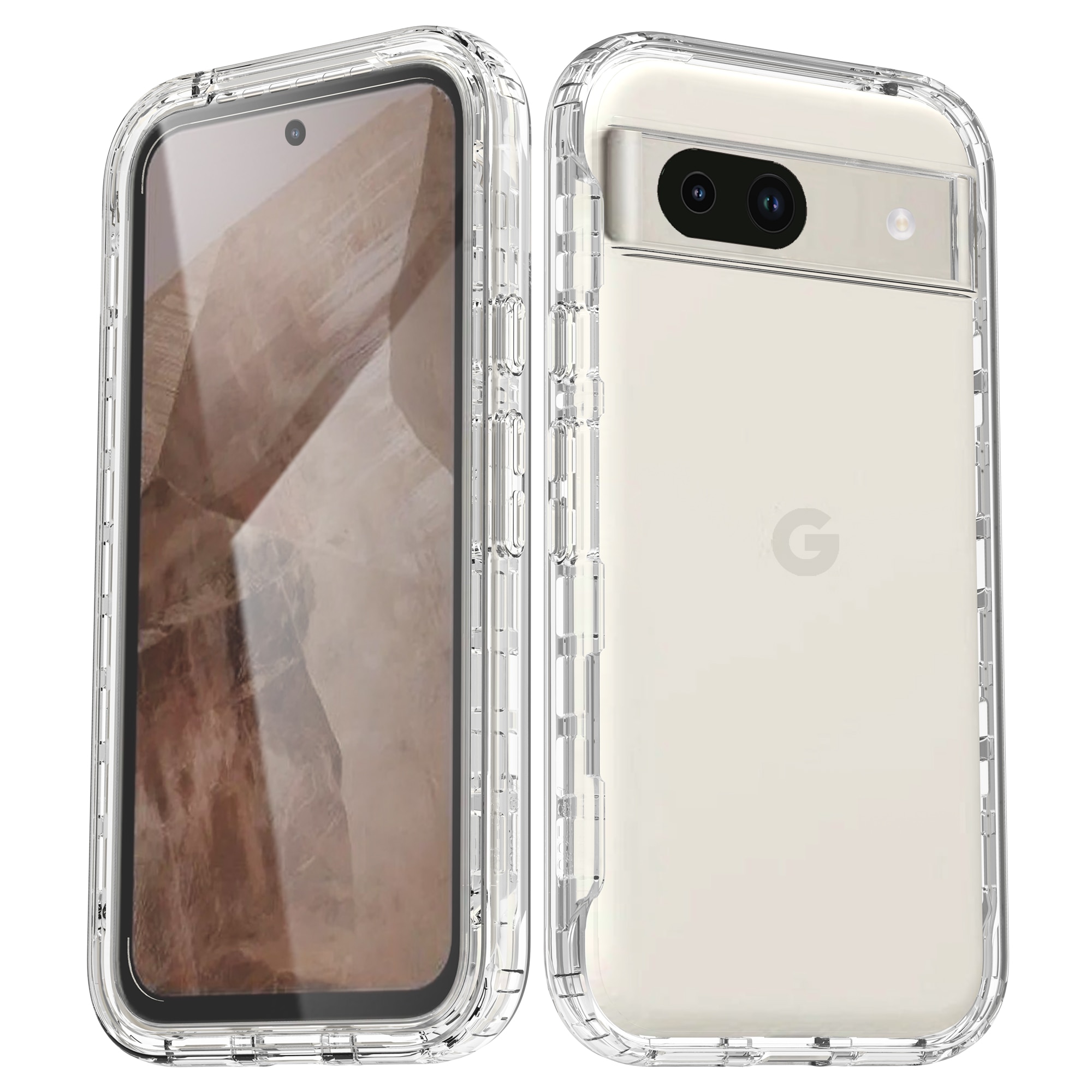 Funda Full Protection Google Pixel 8a transparente