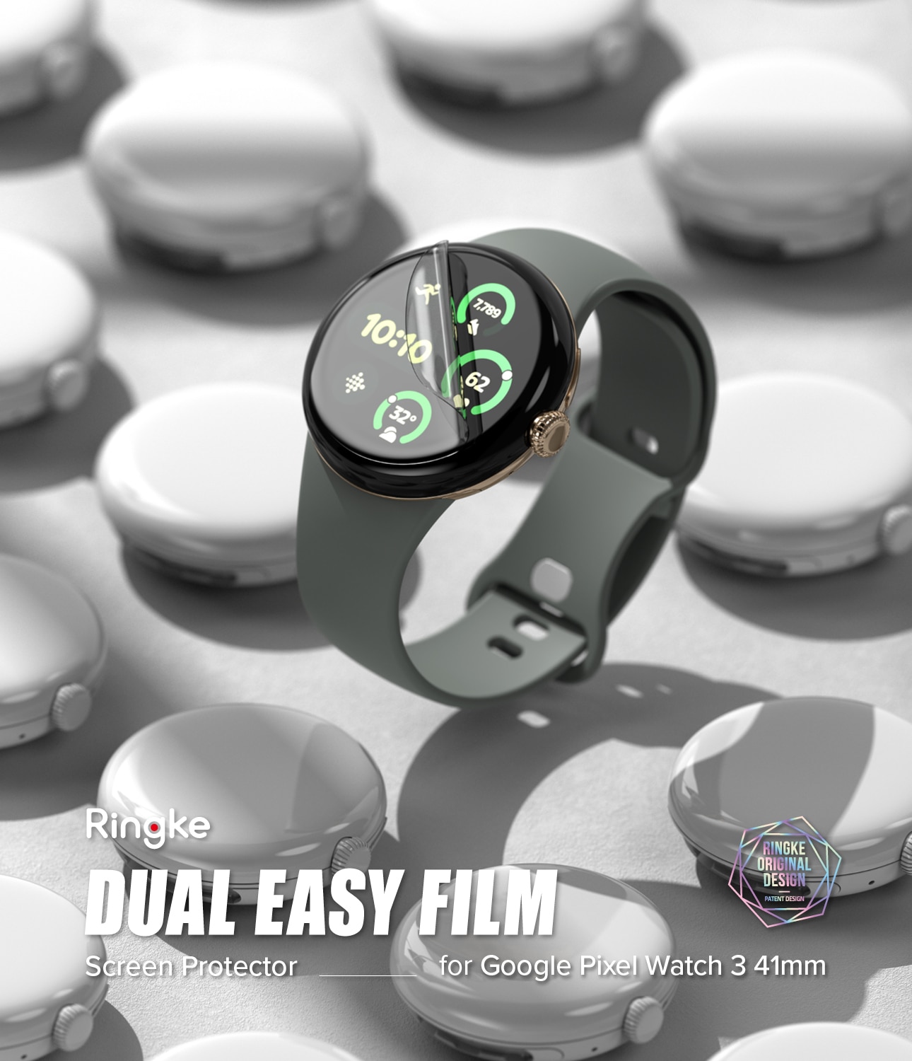 Dual Easy Screen Protector (3 piezas) Google Pixel Watch 3 41mm