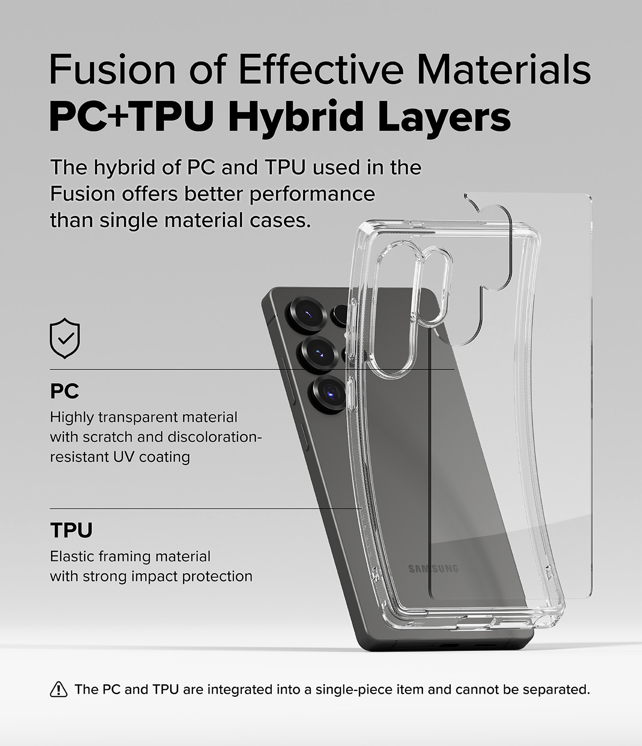 Funda Fusion Samsung Galaxy S25 Ultra Clear