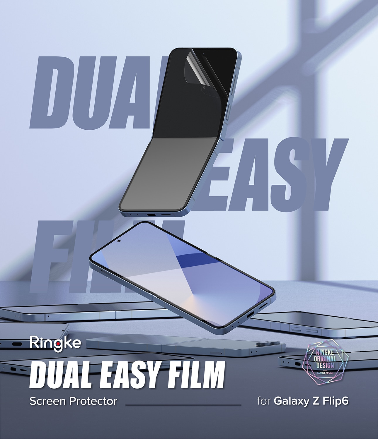 Dual Easy Screen Protector (2 piezas) Samsung Galaxy Z Flip 6