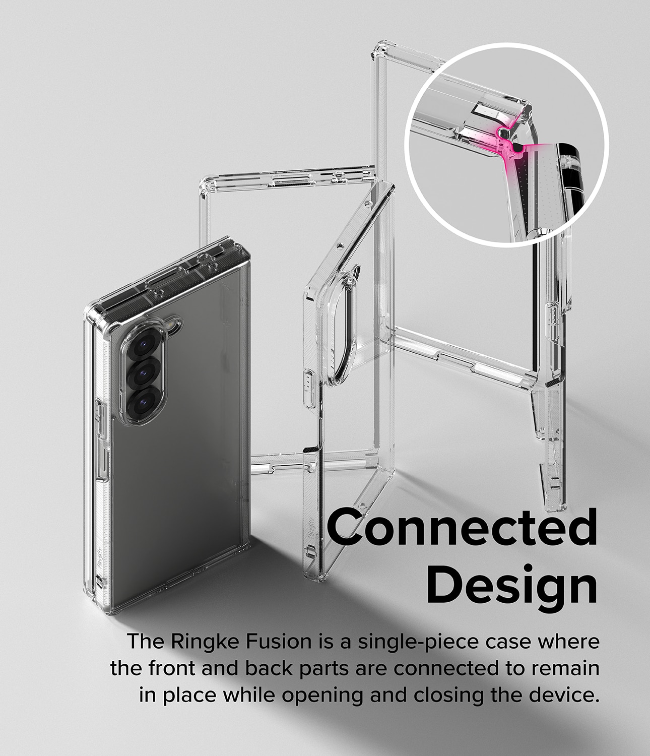 Funda Fusion Samsung Galaxy Z Fold 6 Clear