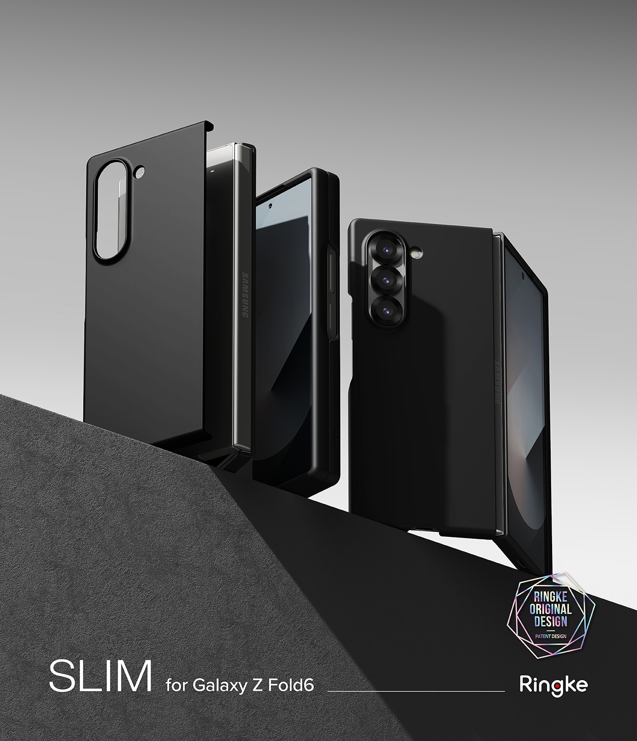 Funda Slim Samsung Galaxy Z Fold 6, Black