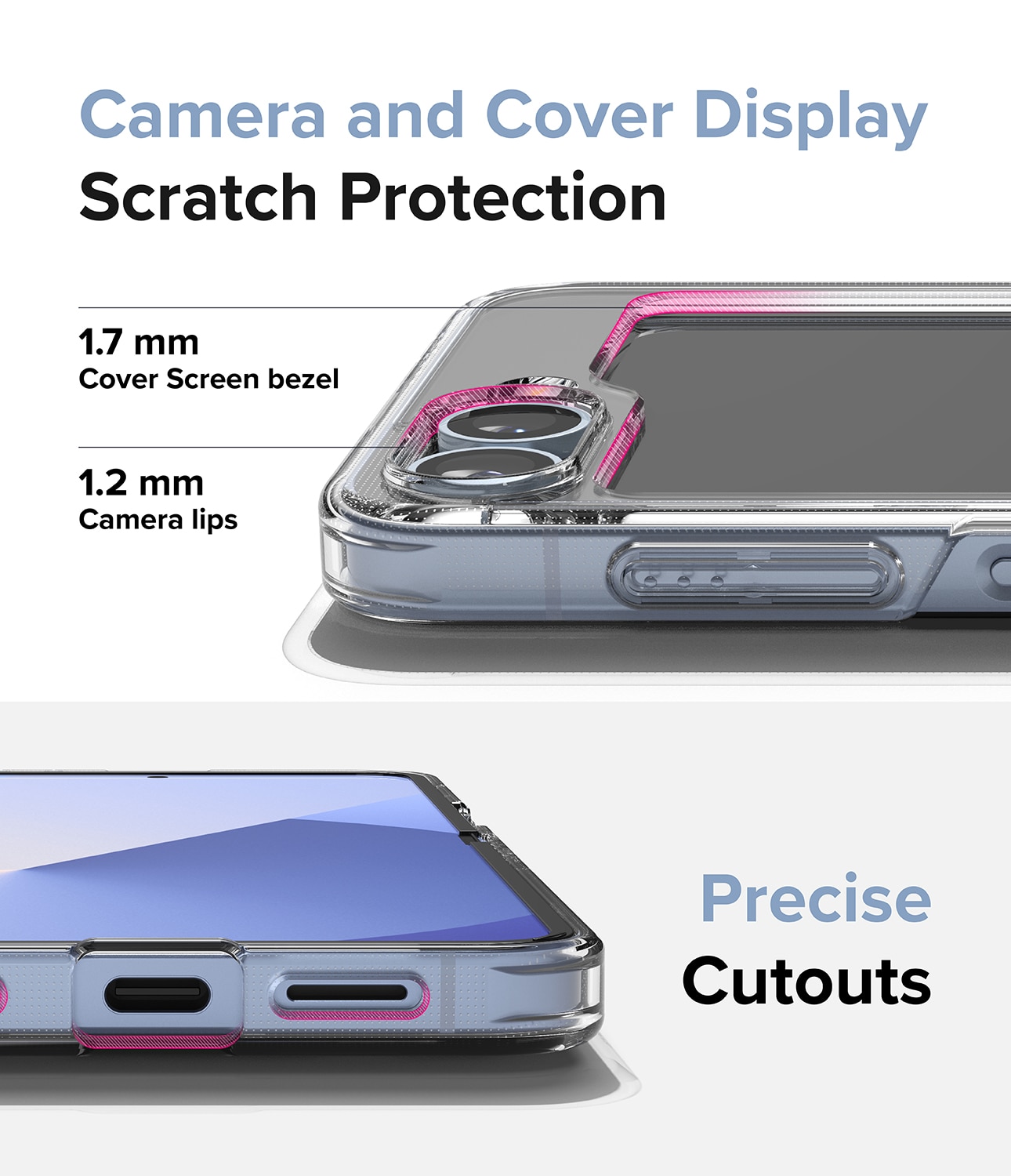 Funda Fusion Samsung Galaxy Z Flip 6 Clear