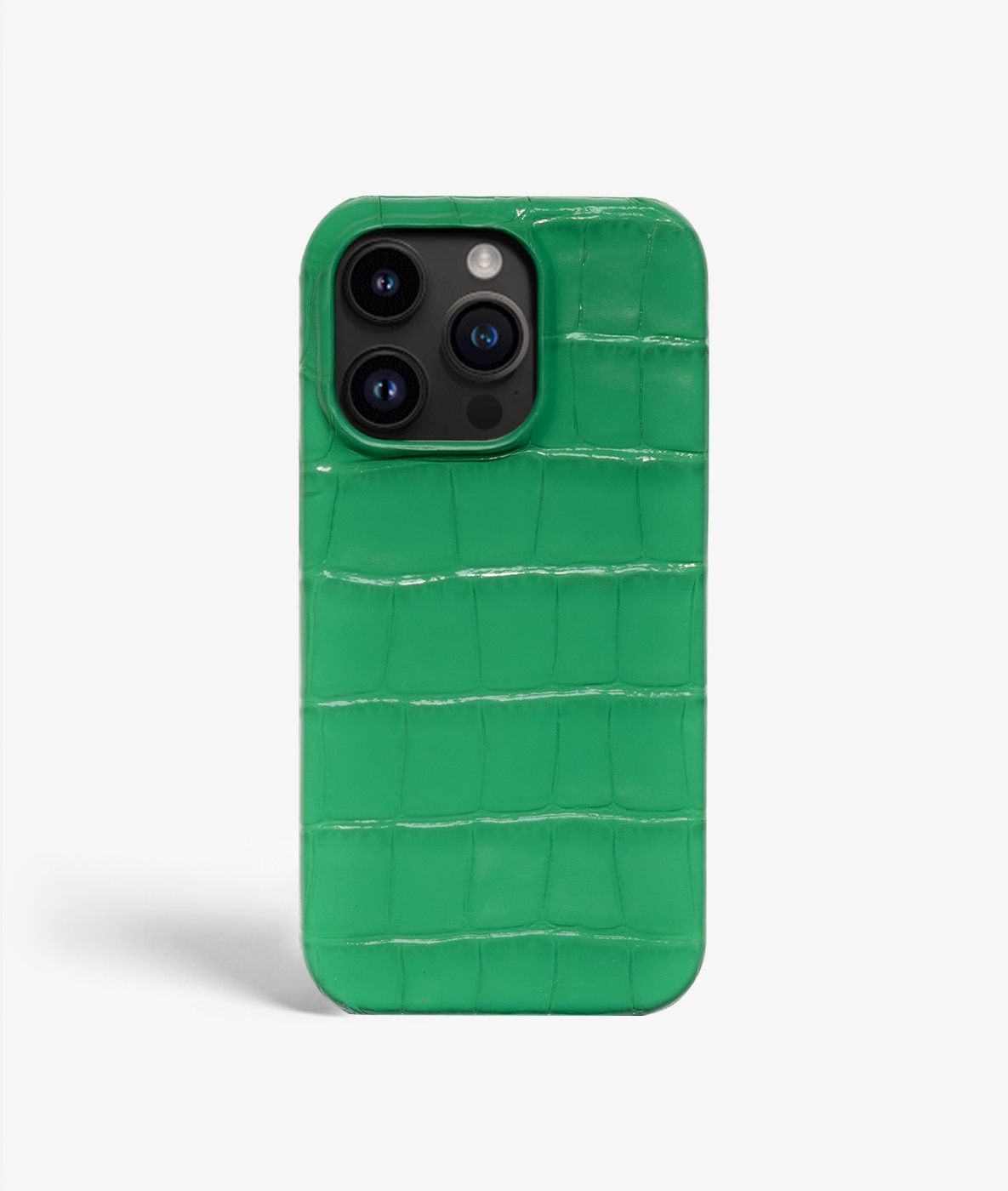 Funda iPhone 14 Pro Croco Green