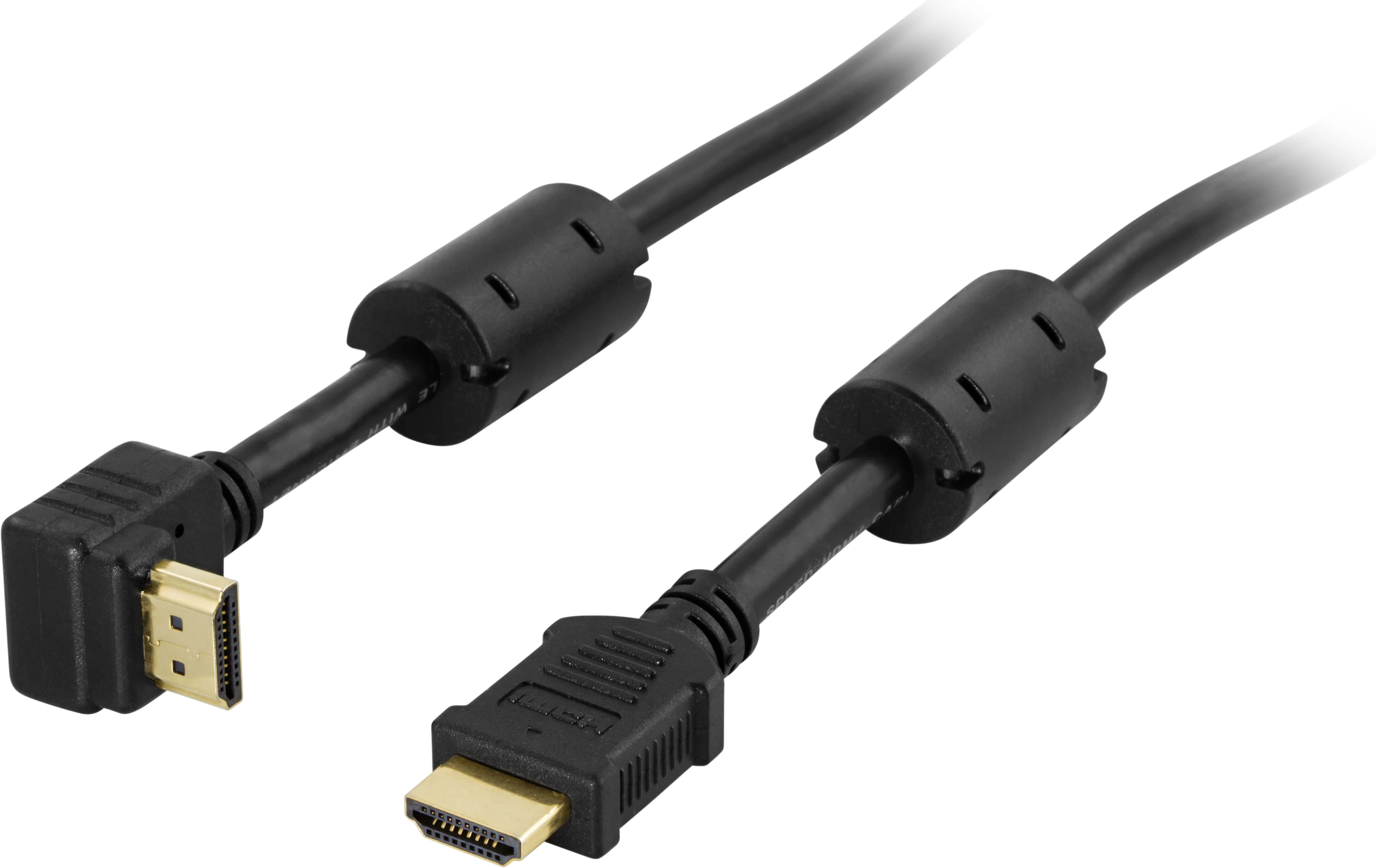 Cable HDMI en ángulo de alta velocidad con Ethernet 5m