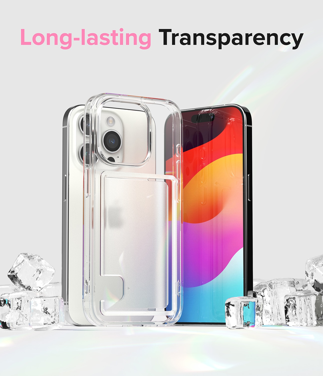 Funda Fusion Card iPhone 15 Pro Max transparente