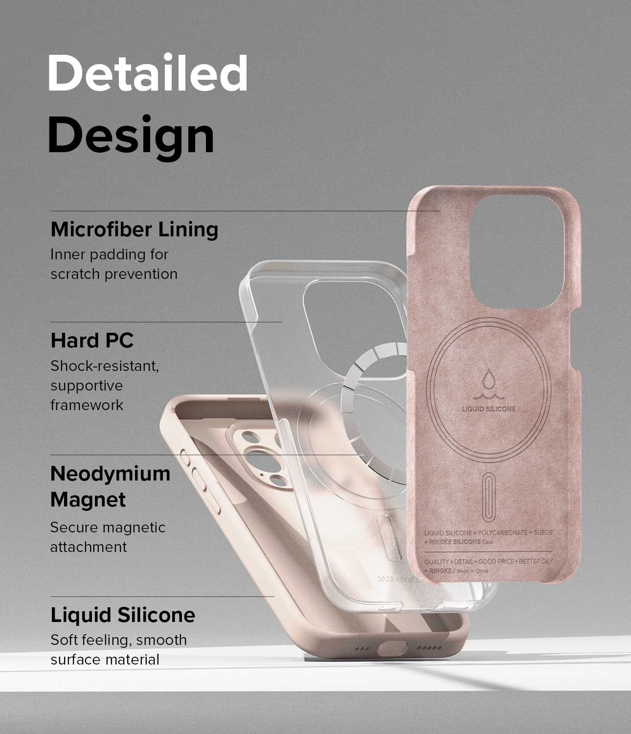 Spigen-funda de cristal líquido para iPhone 15 Pro Max / 15 Pro / 15 Plus  (2023)