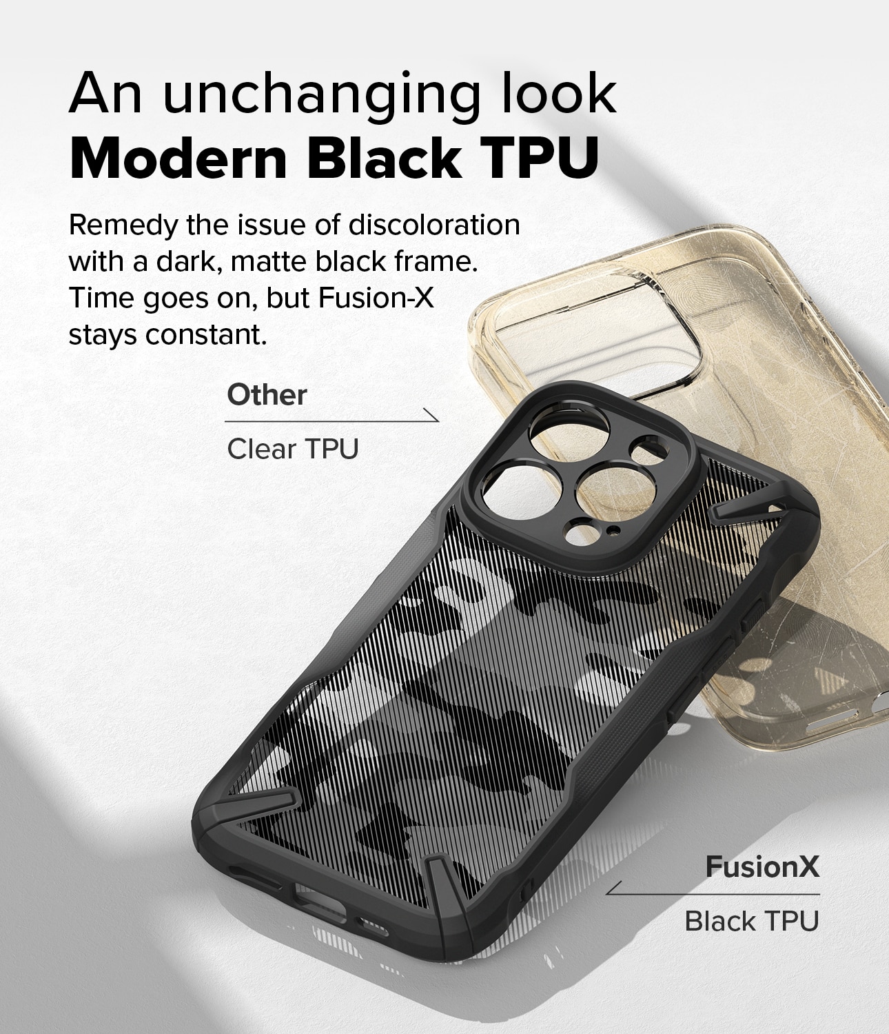 Funda Fusion X iPhone 16 Pro Max Camo Black