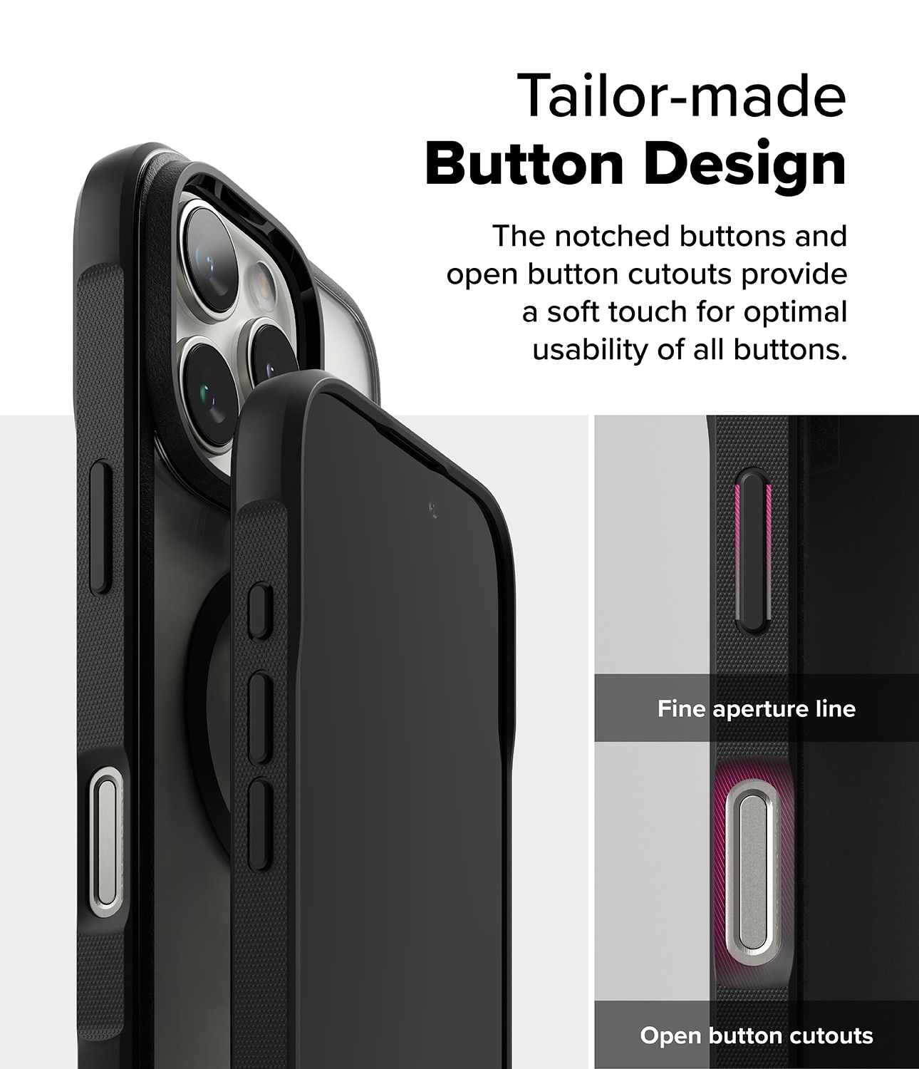 Funda Fusion Bold Magnetic MagSafe iPhone 16 Pro Max Black