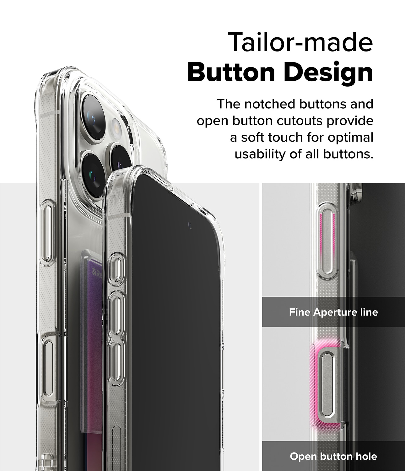 Funda Fusion Card iPhone 16 Pro Max transparente