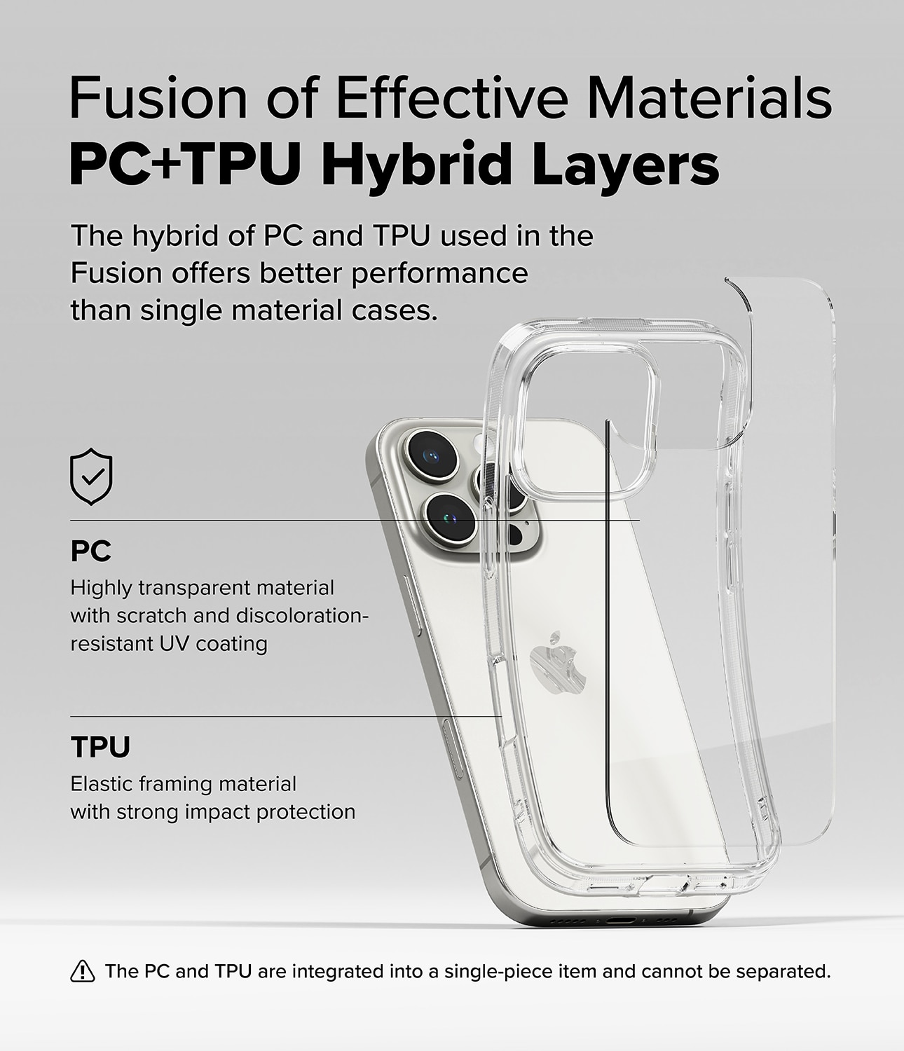 Funda Fusion iPhone 16 Pro Max Clear