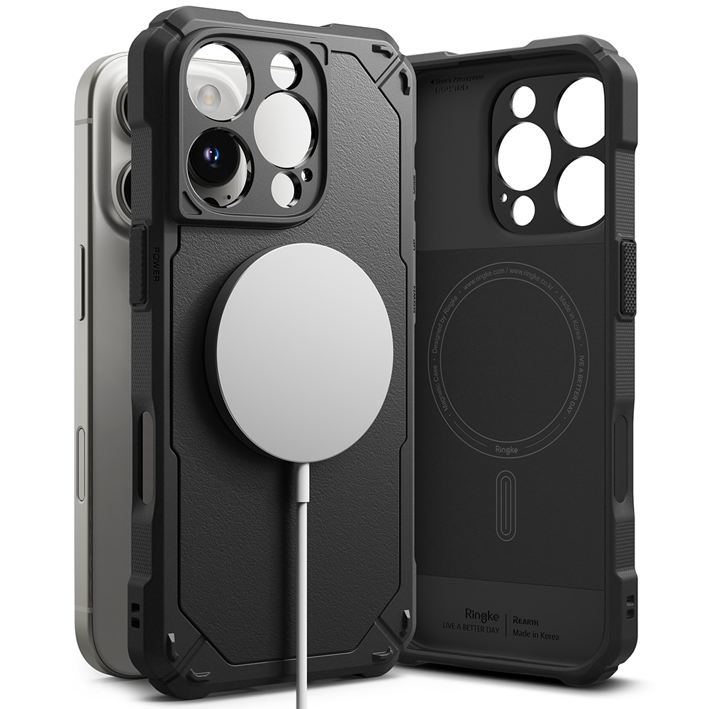 Rugged Gear Magnetic Funda iPhone 16 Pro Max Black