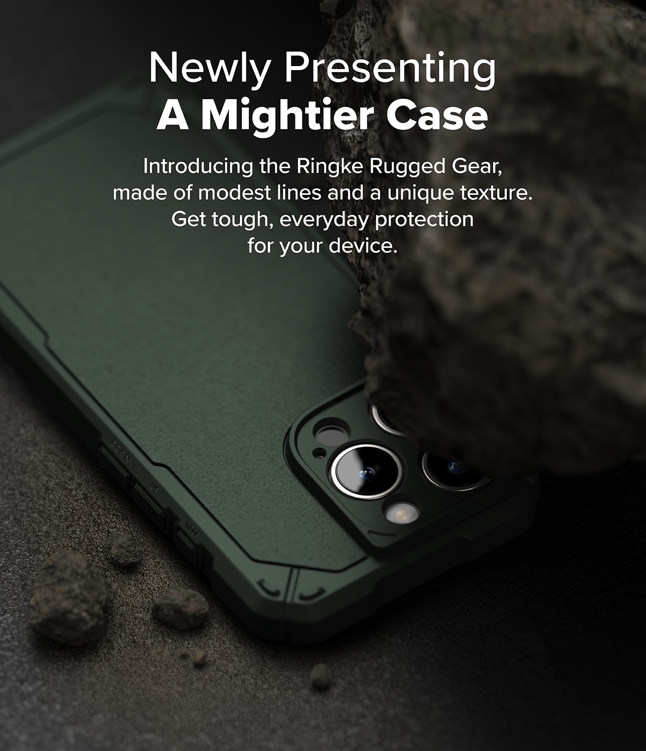 Rugged Gear Magnetic Funda iPhone 16 Pro Max Dark Green