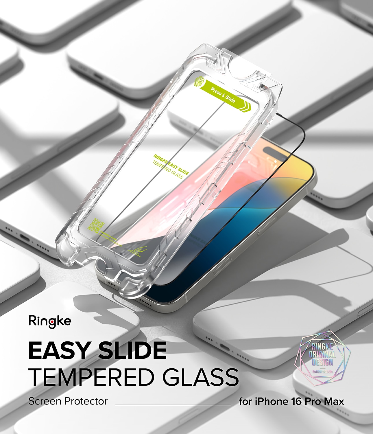 Easy Slide Glass (2 piezas) iPhone 16 Pro Max