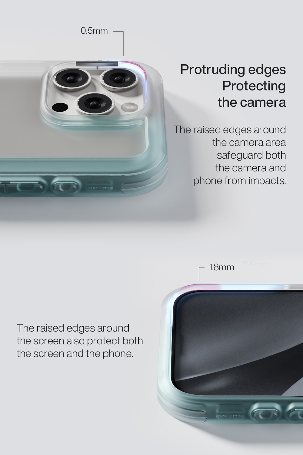 Arche Funda con Soporte MagSafe iPhone 16 Pro Blue/Future Dusk