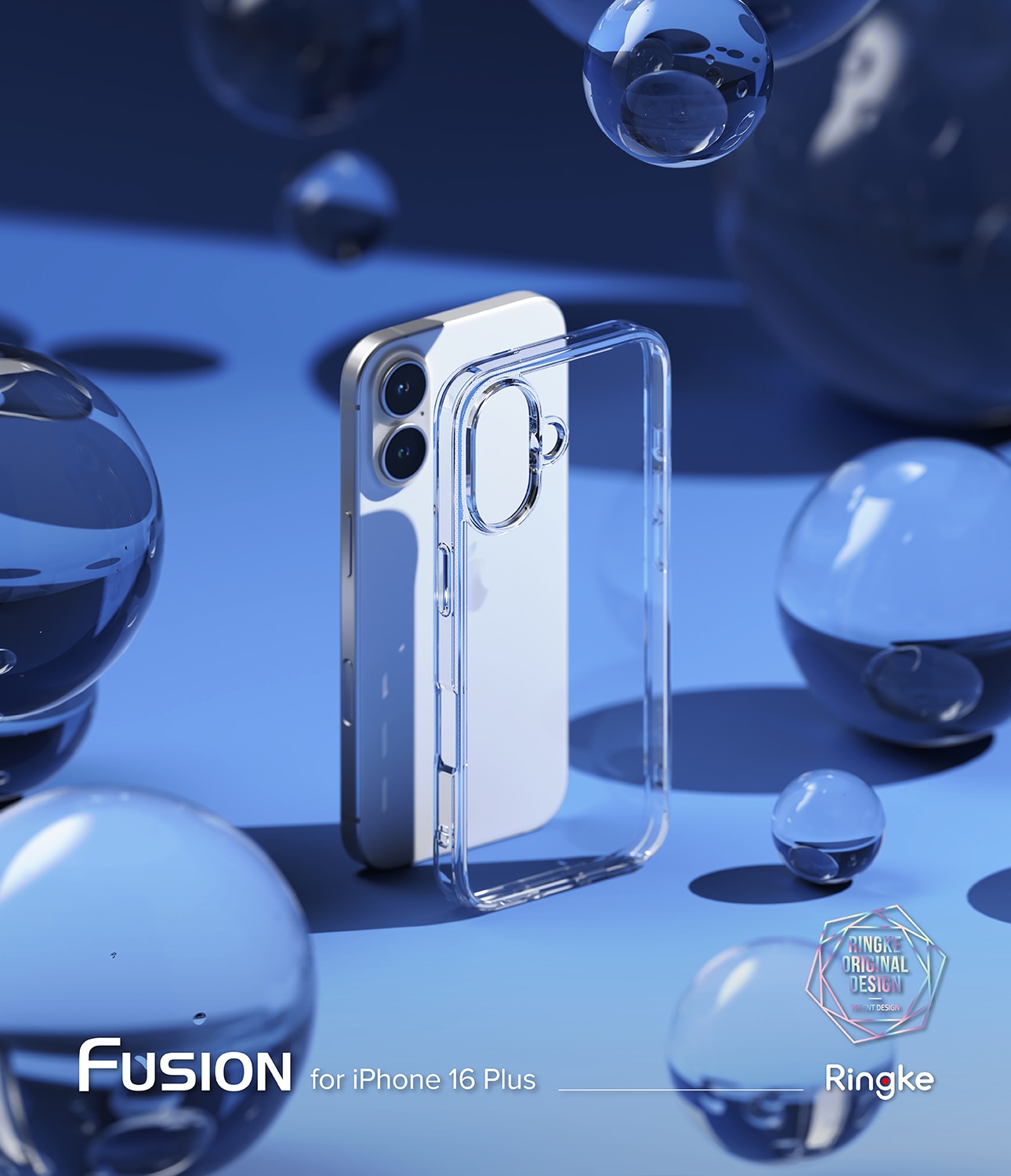 Funda Fusion iPhone 16 Plus Clear