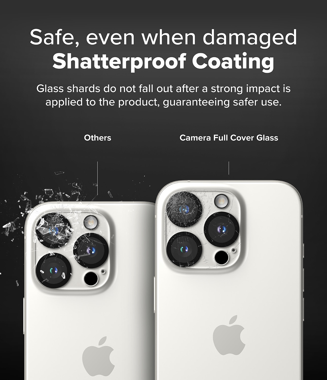 Camera Protector Glass (2 piezas) iPhone 16 Pro Max