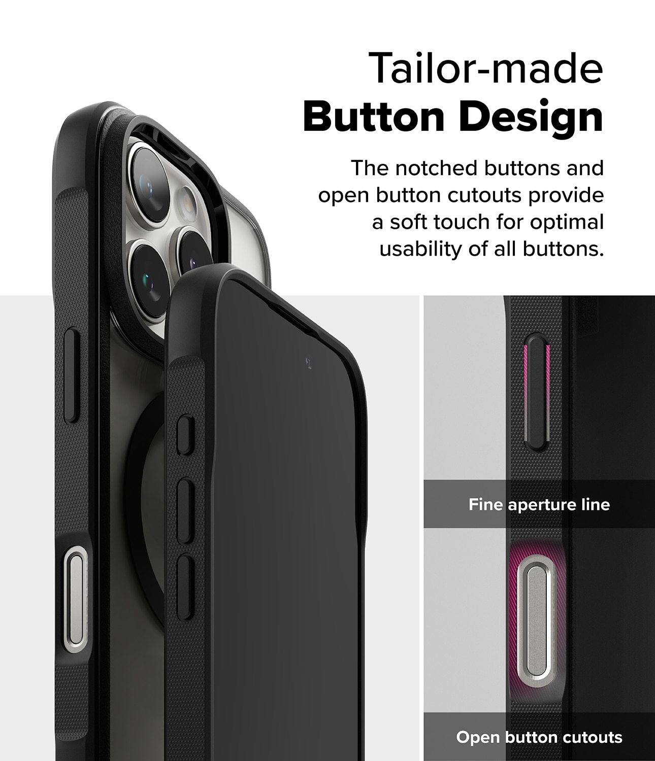 Funda Fusion Bold Magnetic MagSafe iPhone 16 Pro Black