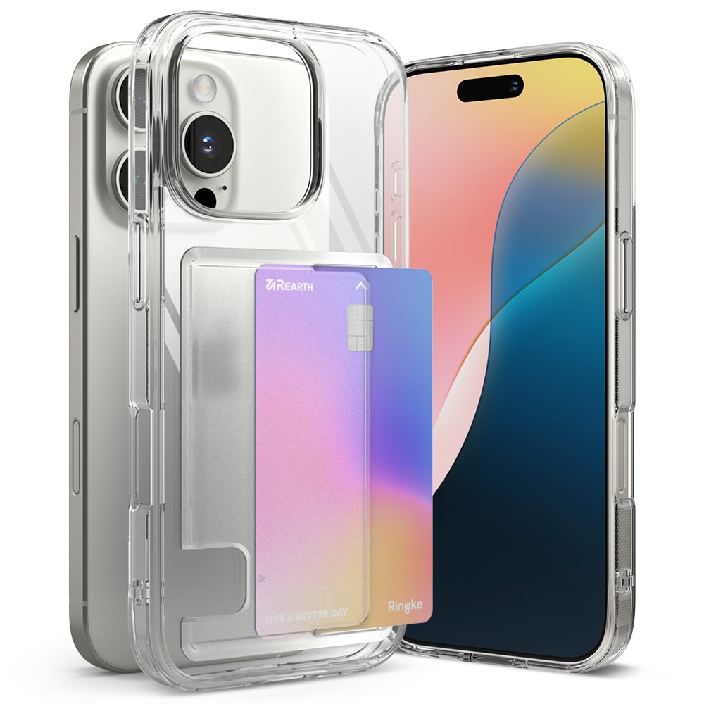 Funda Fusion Card iPhone 16 Pro transparente