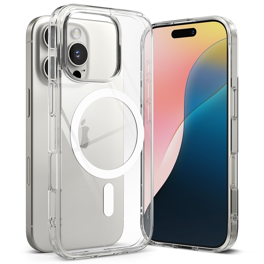 Funda Fusion Magnetic iPhone 16 Pro Max Transparente