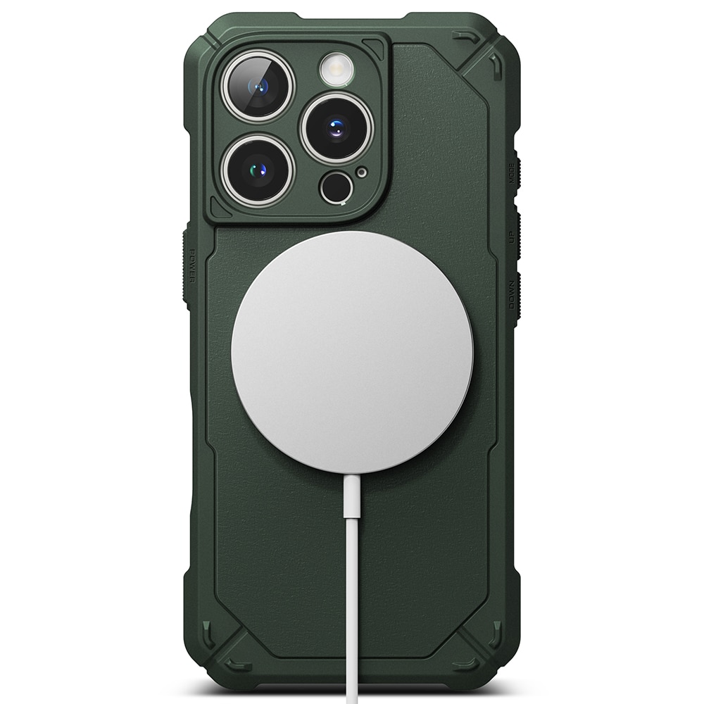 Rugged Gear Magnetic Funda iPhone 16 Pro Dark Green