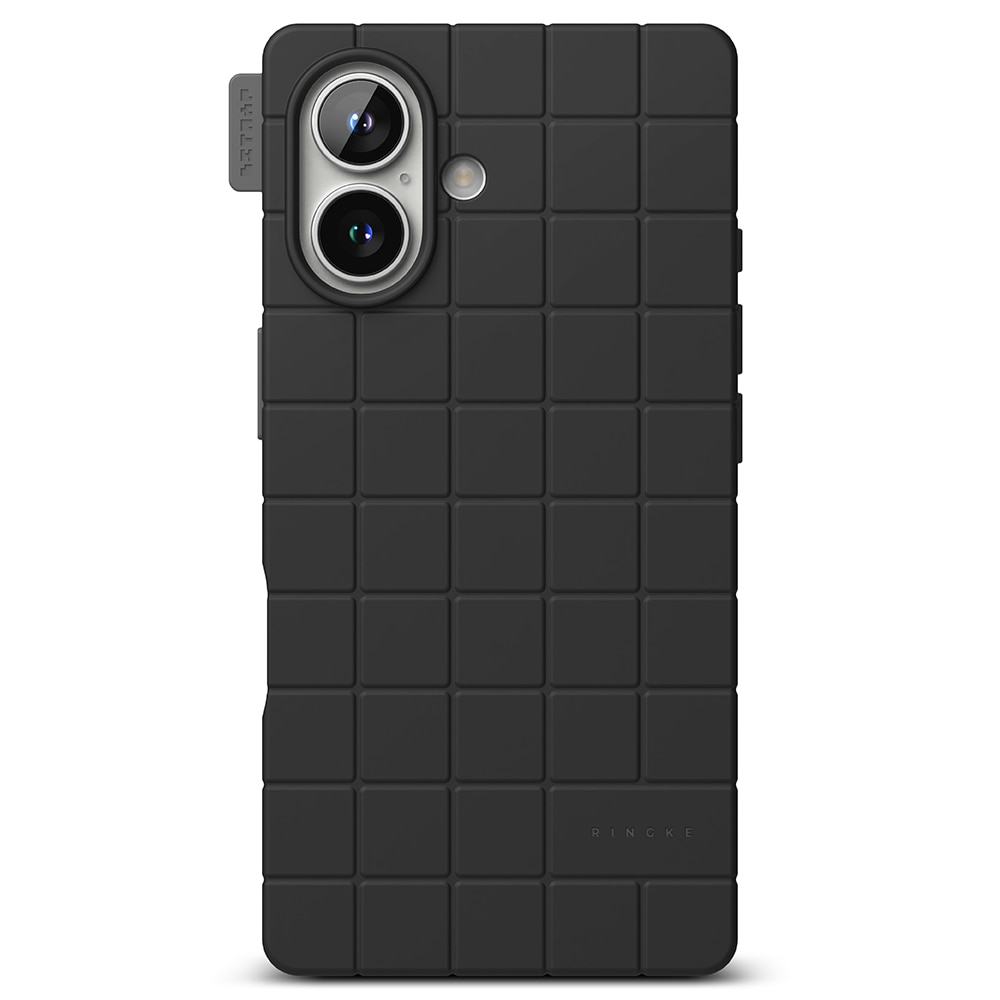 Bitmap Silicone Magnetic Funda iPhone 16 Black