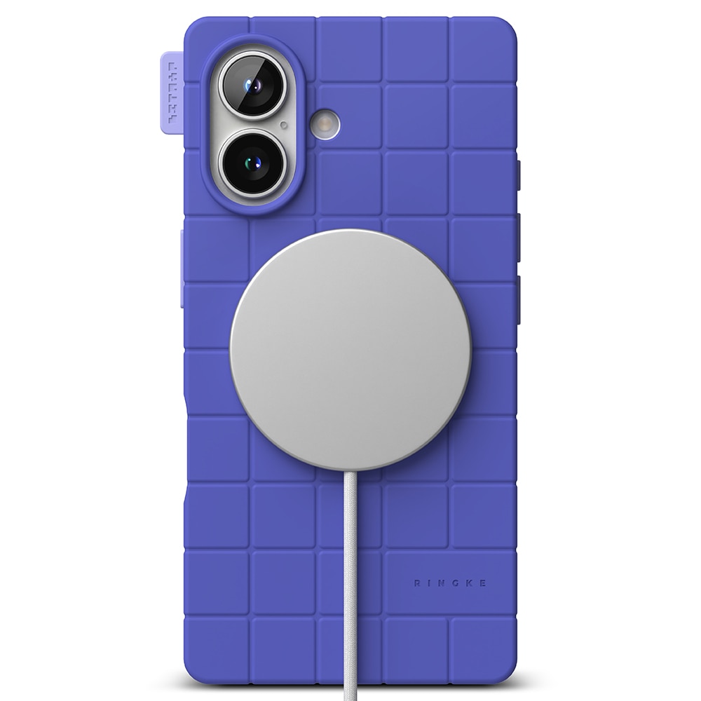 Bitmap Silicone Magnetic Funda iPhone 16 Ultramarine