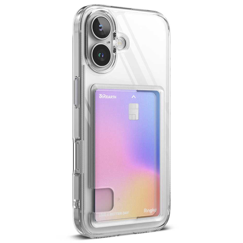 Funda Fusion Card iPhone 16 Plus transparente