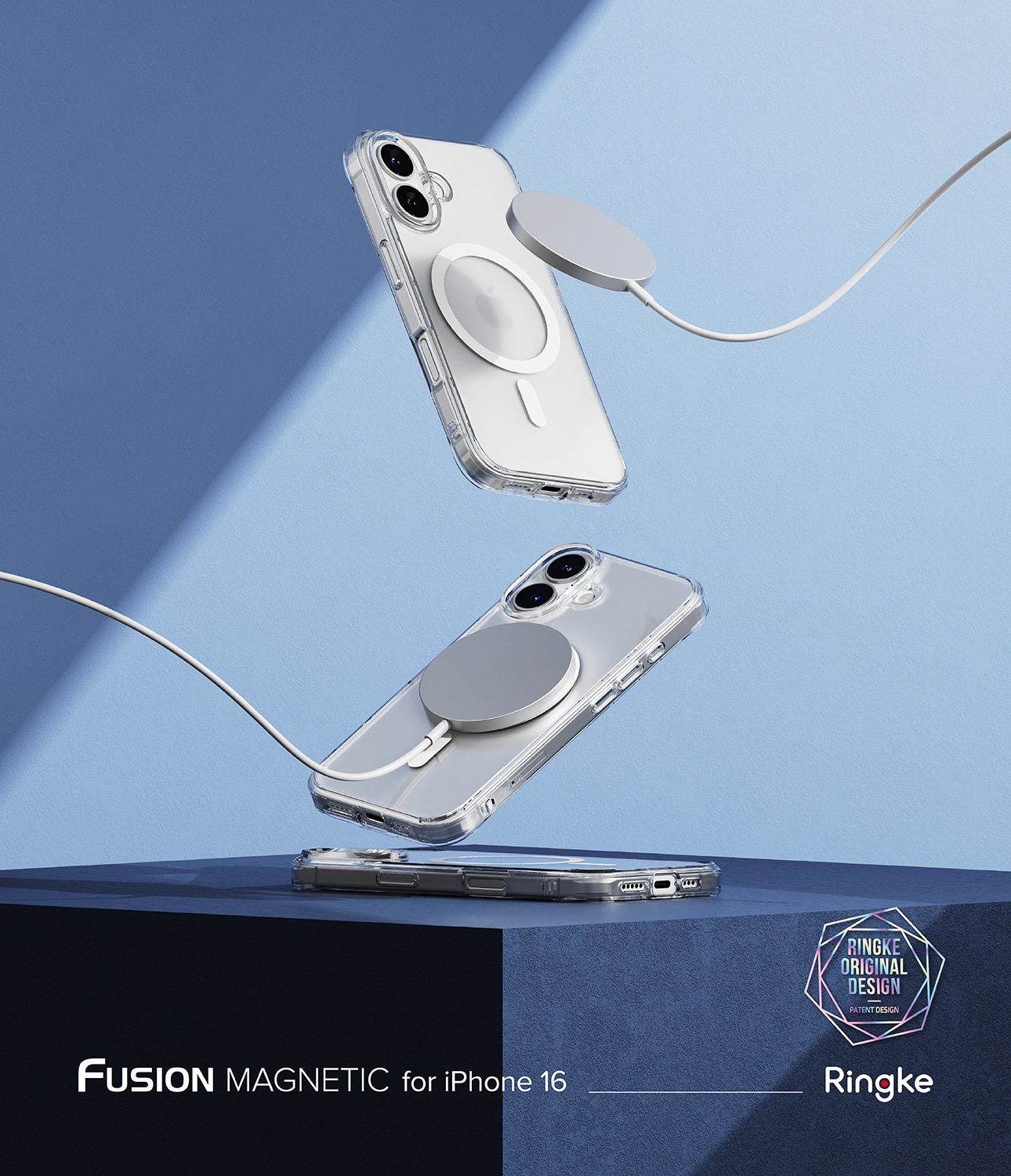 Funda Fusion Magnetic iPhone 16 Transparente