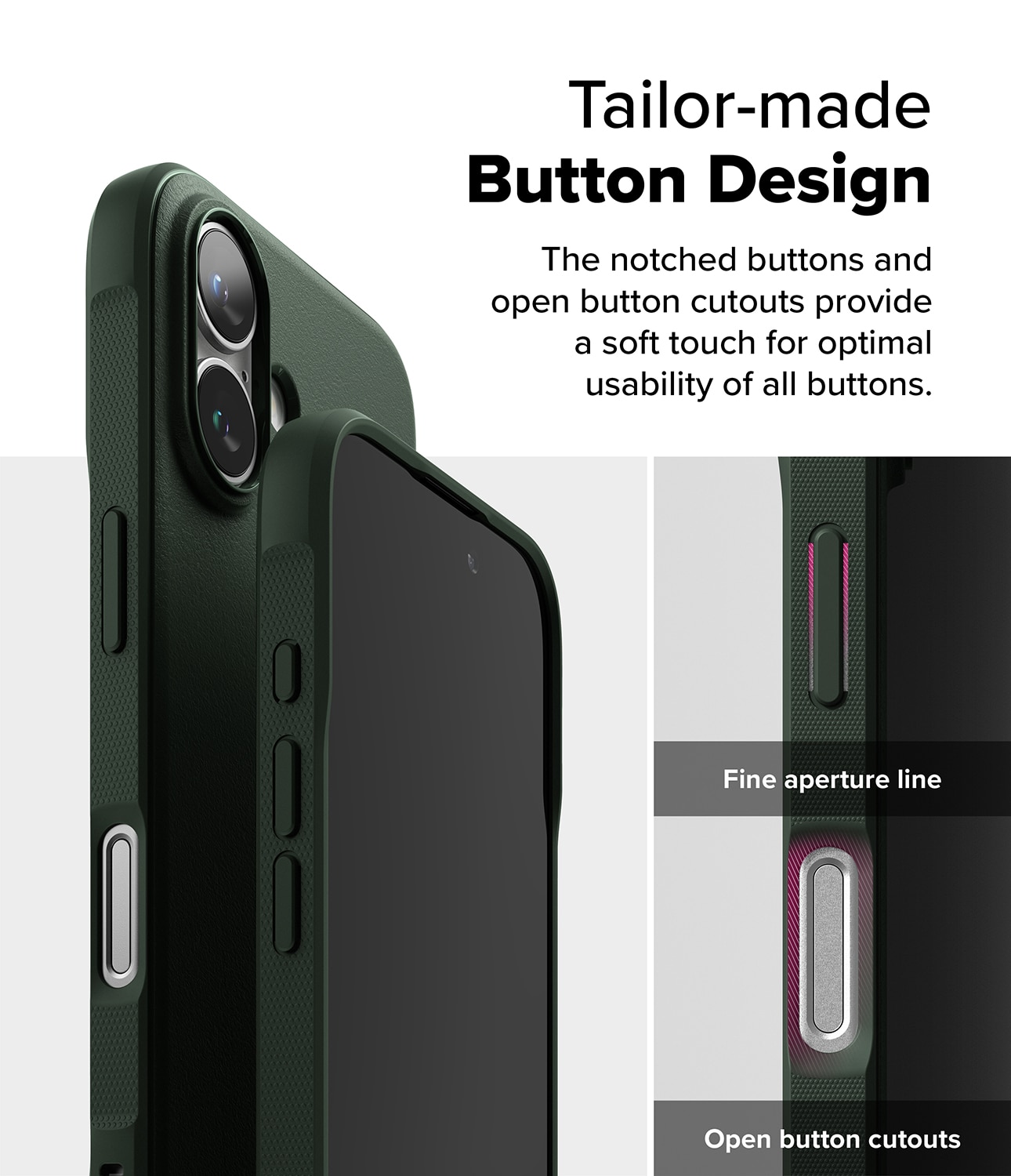 Funda Onyx iPhone 16 Dark Green