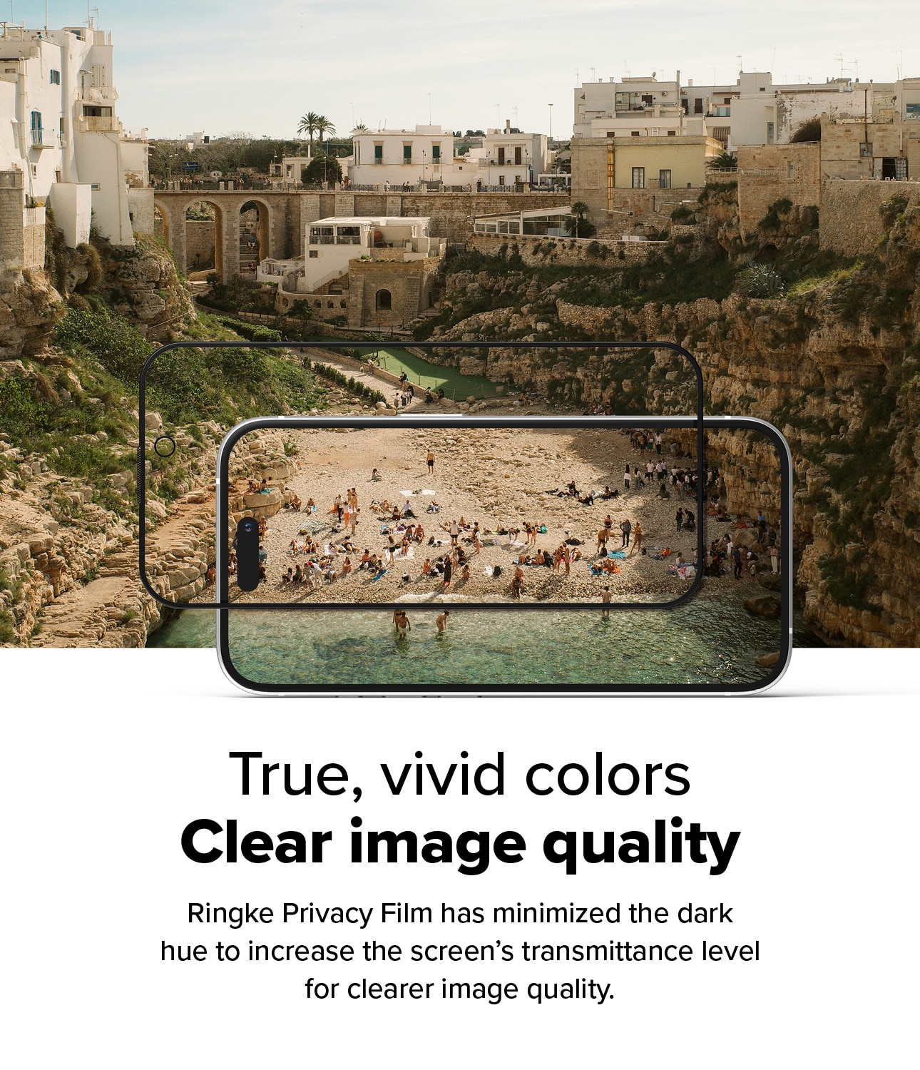 Easy Slide Privacy Glass (2 piezas) iPhone 16