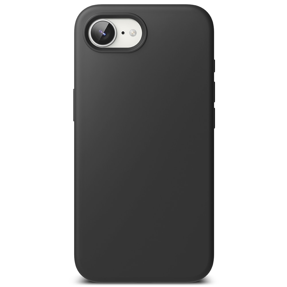 Silicone Magnetic Funda iPhone SE 4 Black