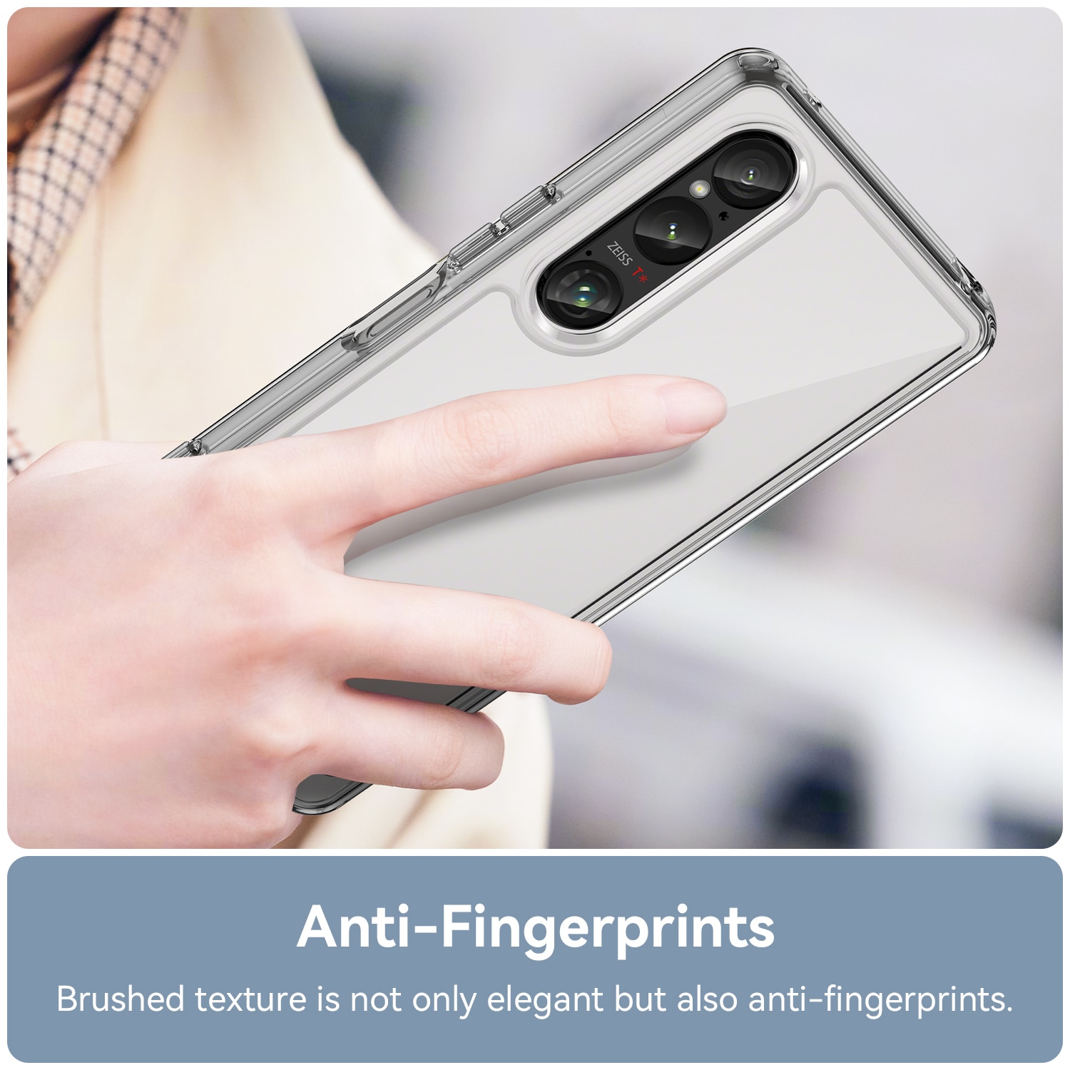 Funda híbrida para Sony Xperia 1 VI transparente