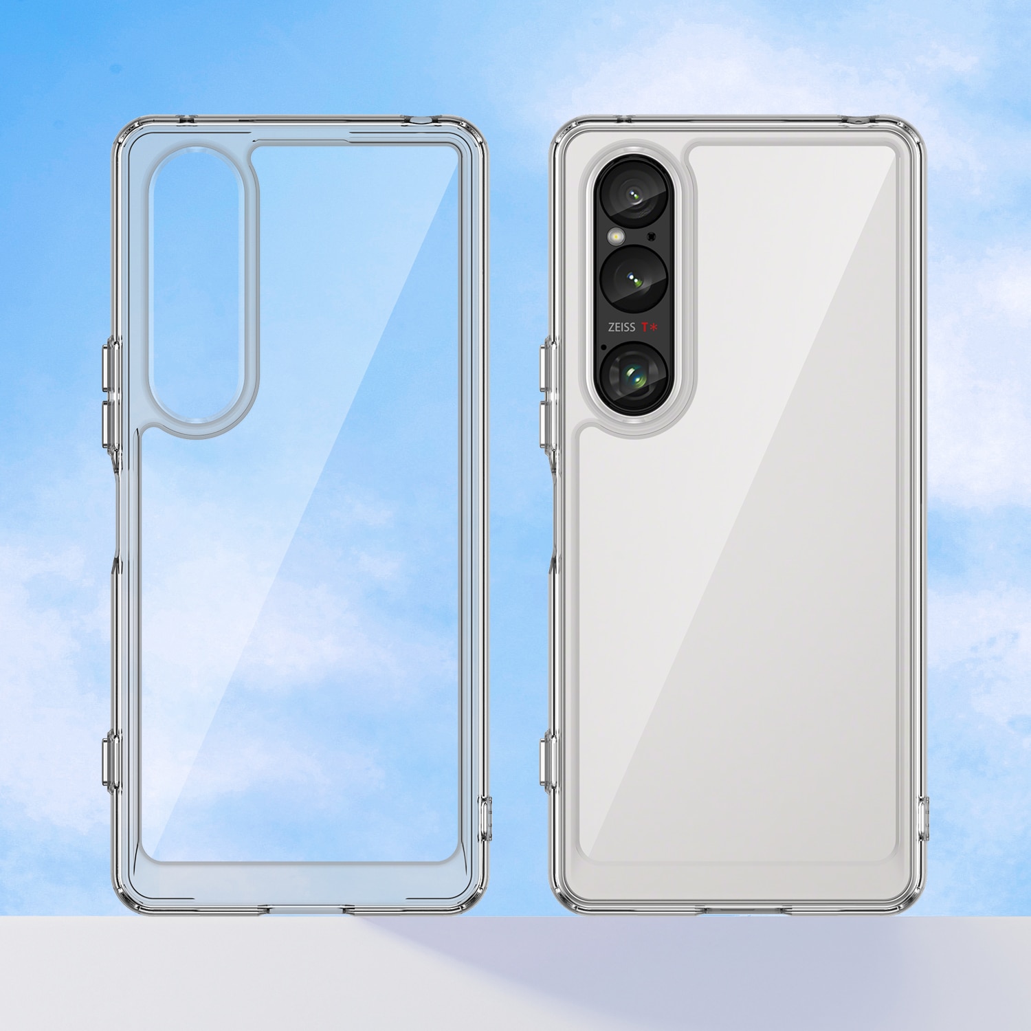 Funda híbrida para Sony Xperia 1 VI transparente