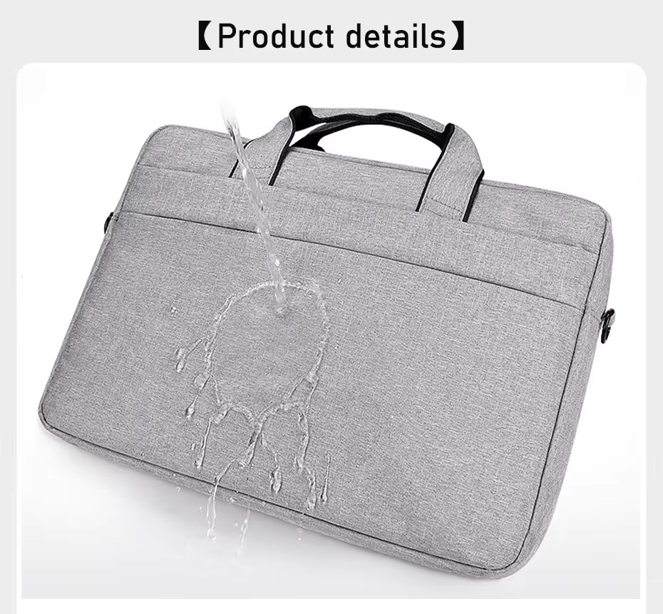 Bolsa para laptop con correa hombro up to 13,3" gris claro