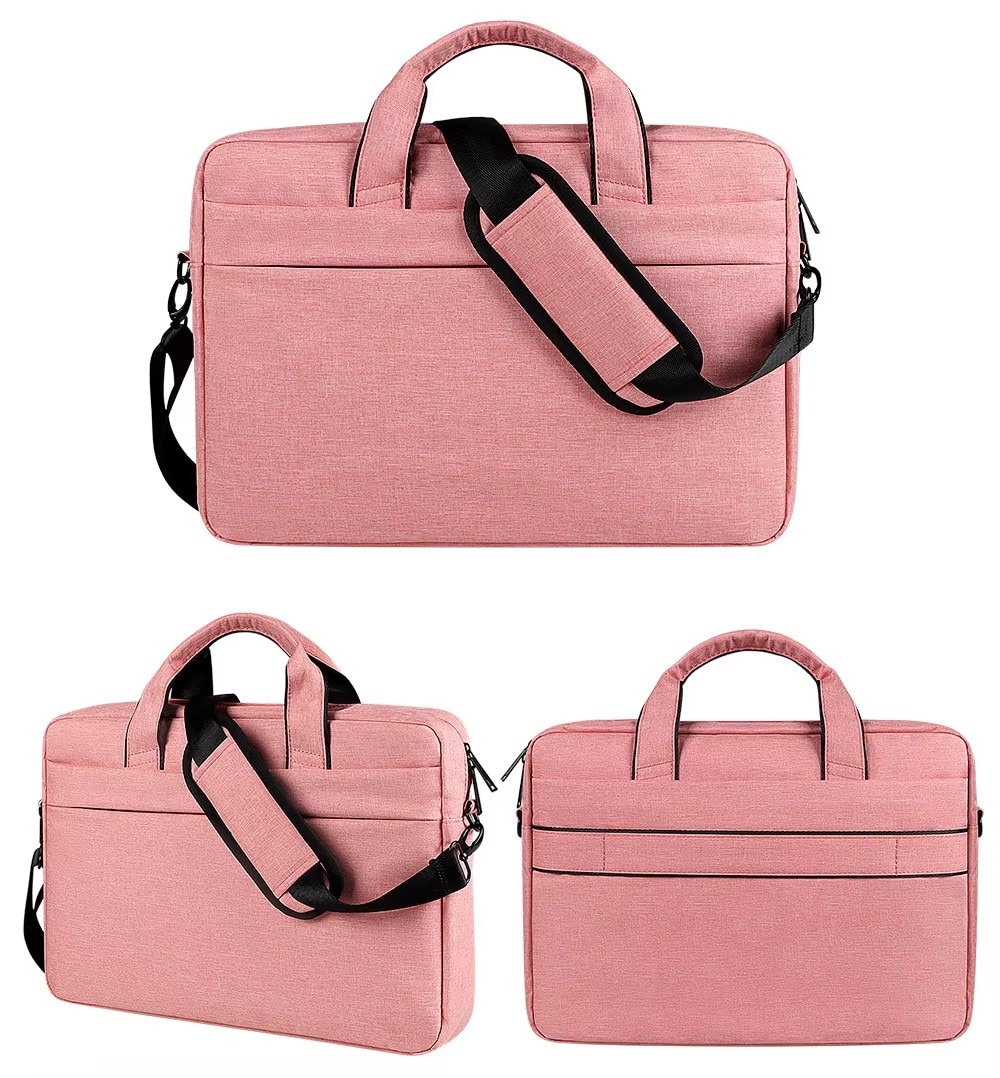 Bolsa para laptop con correa hombro up to 13,3" rosado