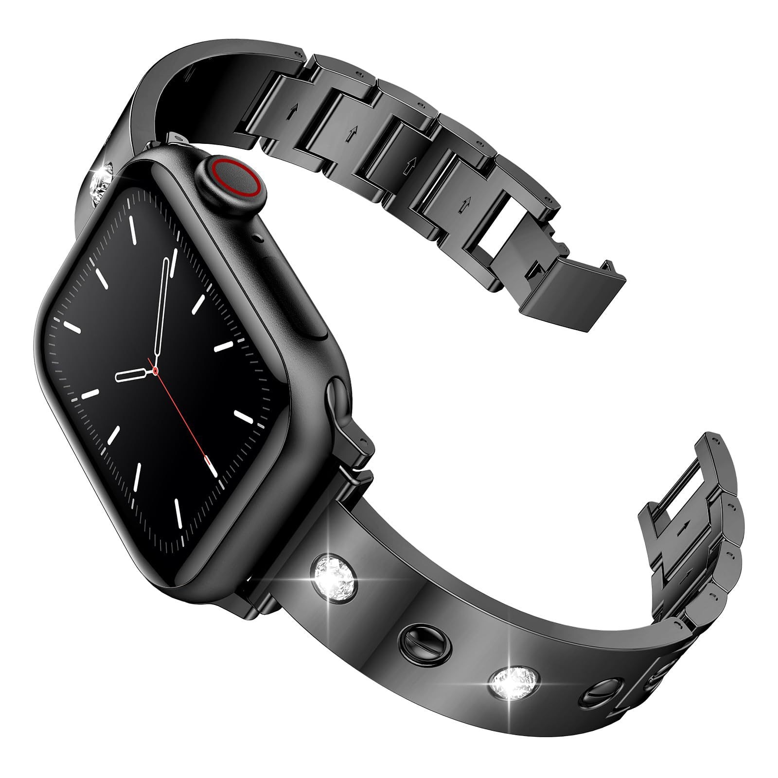Correa Bangle Diamond Apple Watch SE 40mm, negro