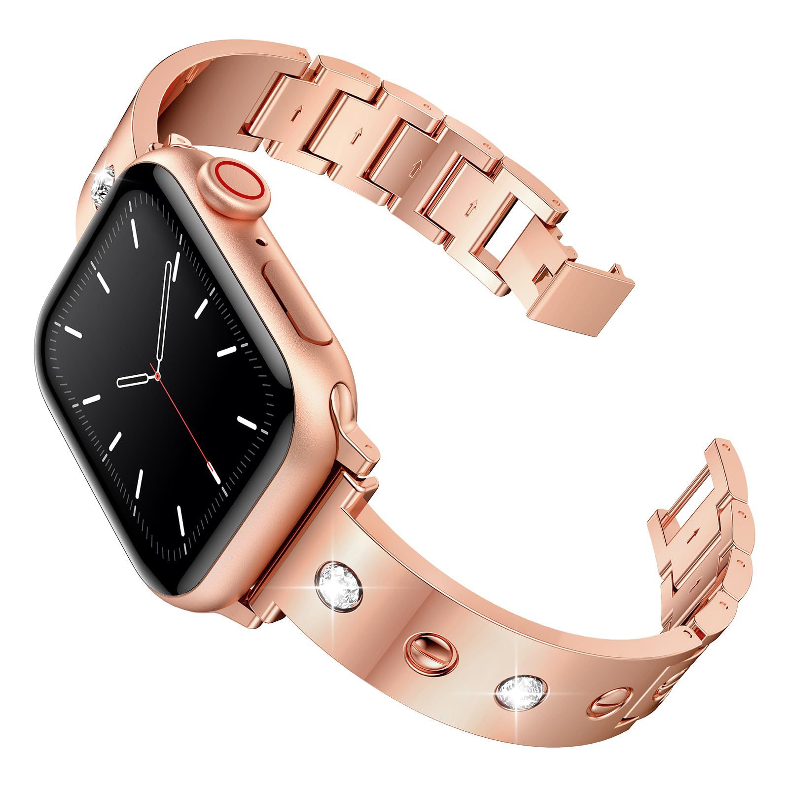 Correa Bangle Diamond Apple Watch SE 40mm, oro rosa