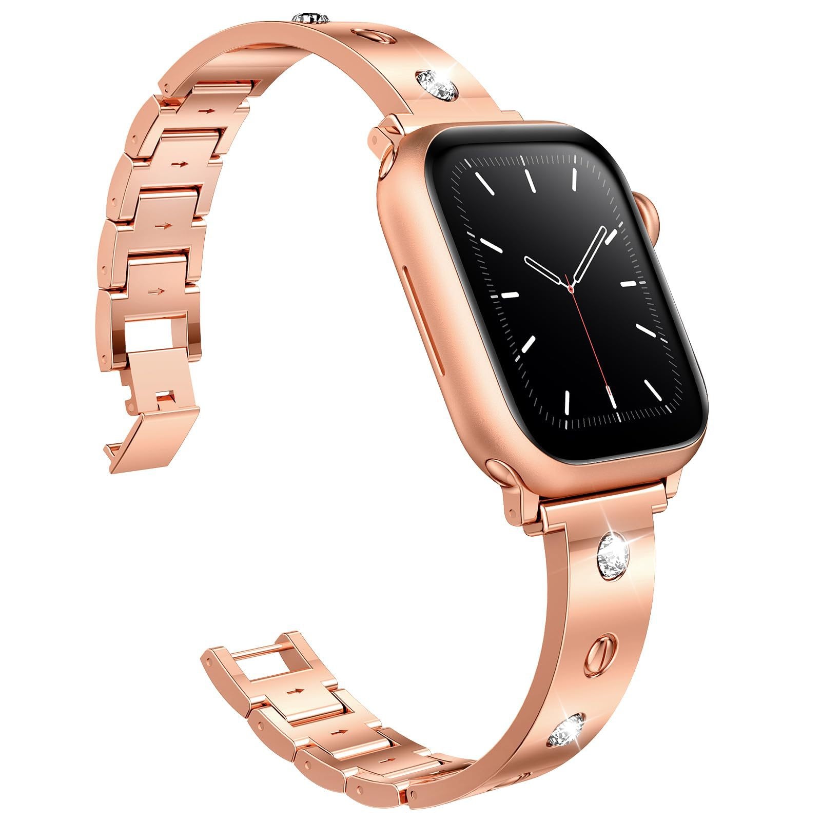 Correa Bangle Diamond Apple Watch SE 40mm, oro rosa