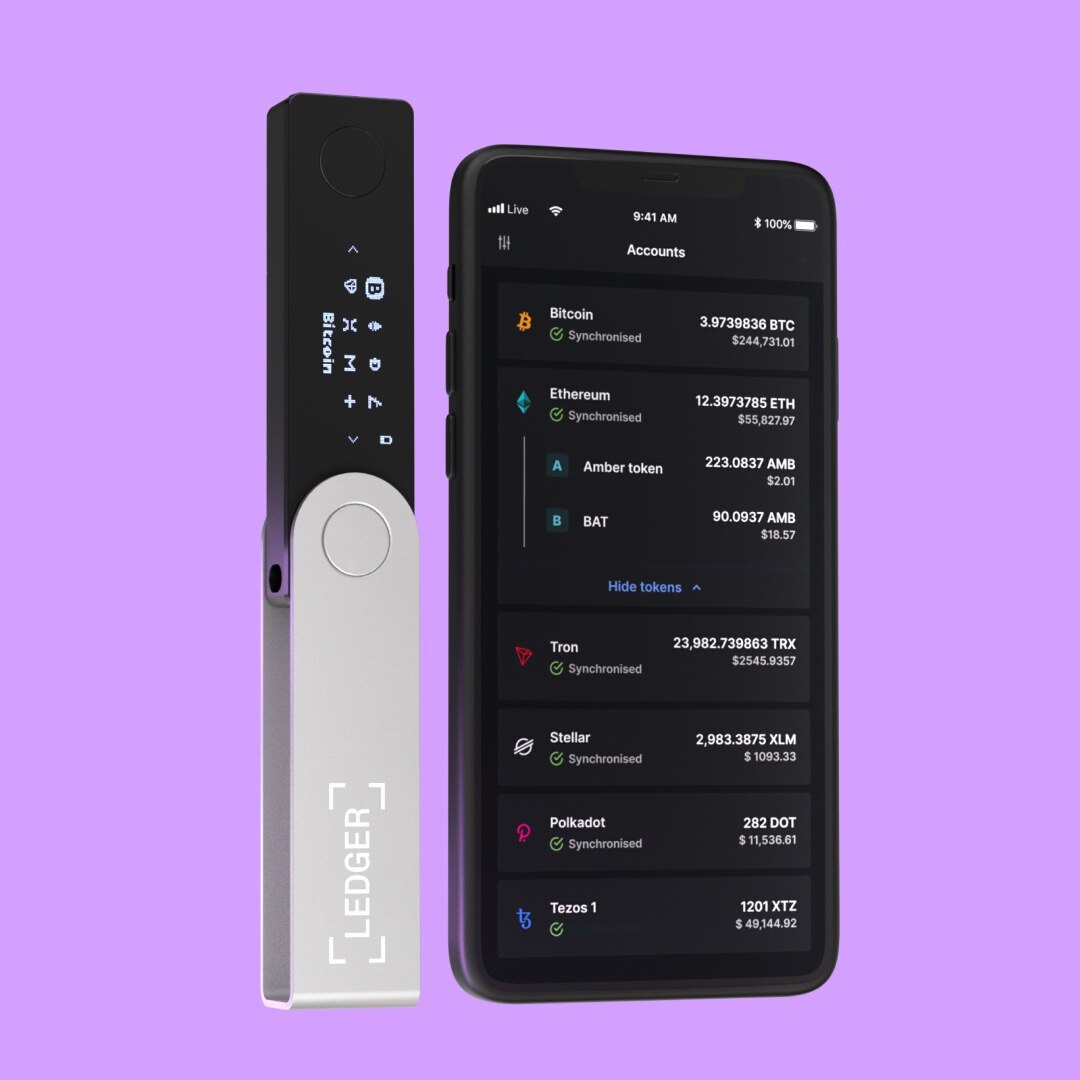 Nano X Crypto Hardware Wallet negro